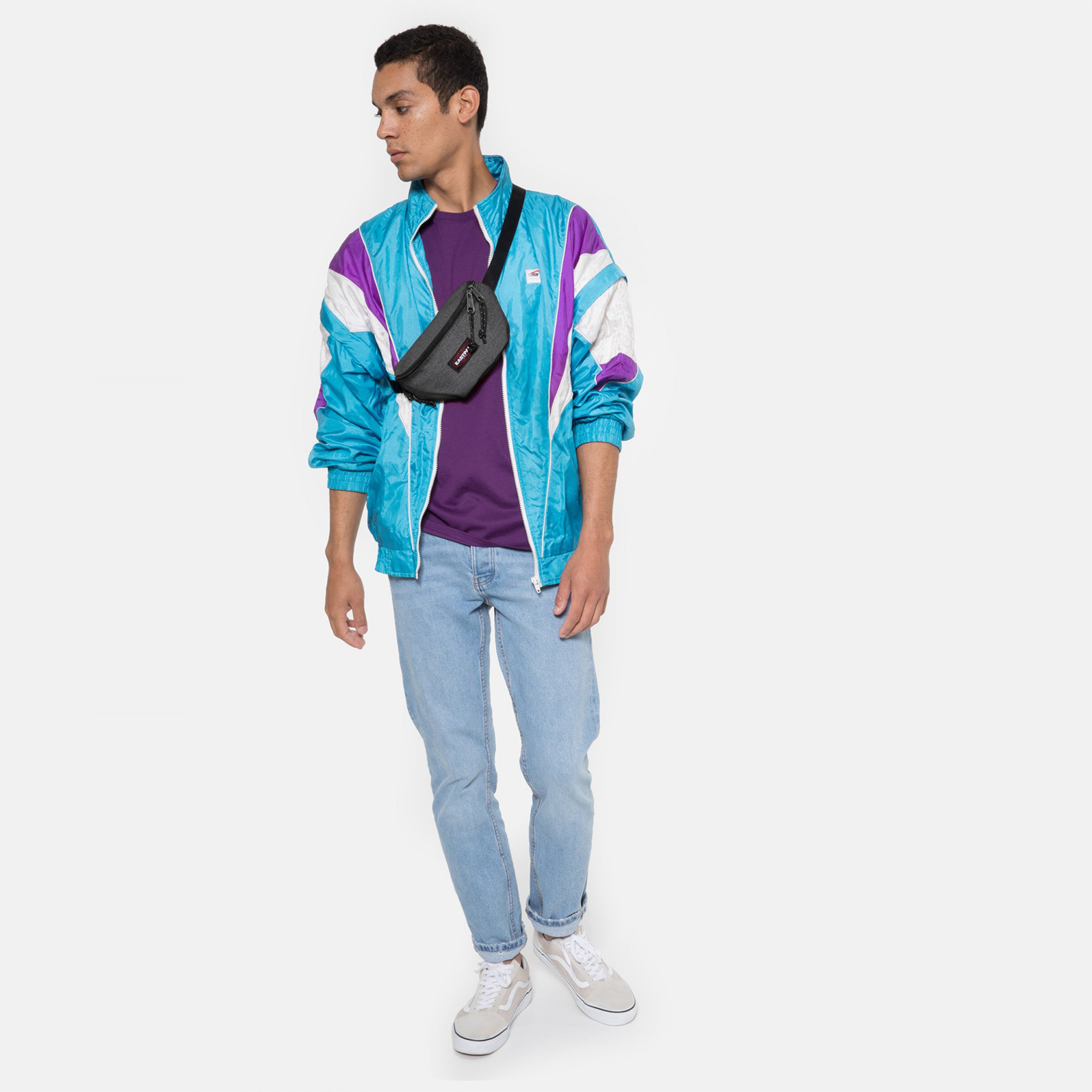 Eastpak Springer Unisex Gri Bel Çantası