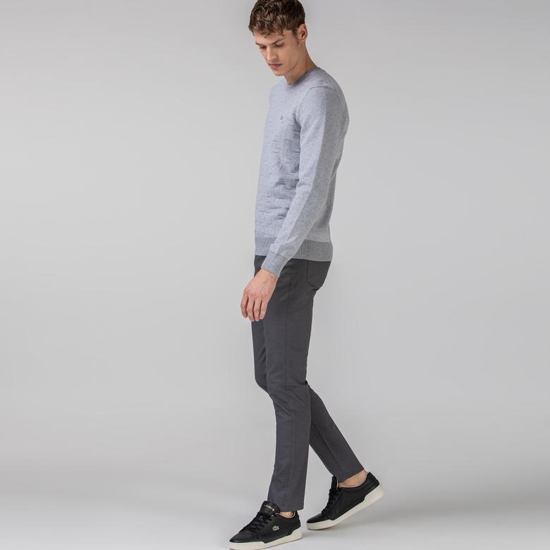 Erkek Slim Fit Gri Pantolon