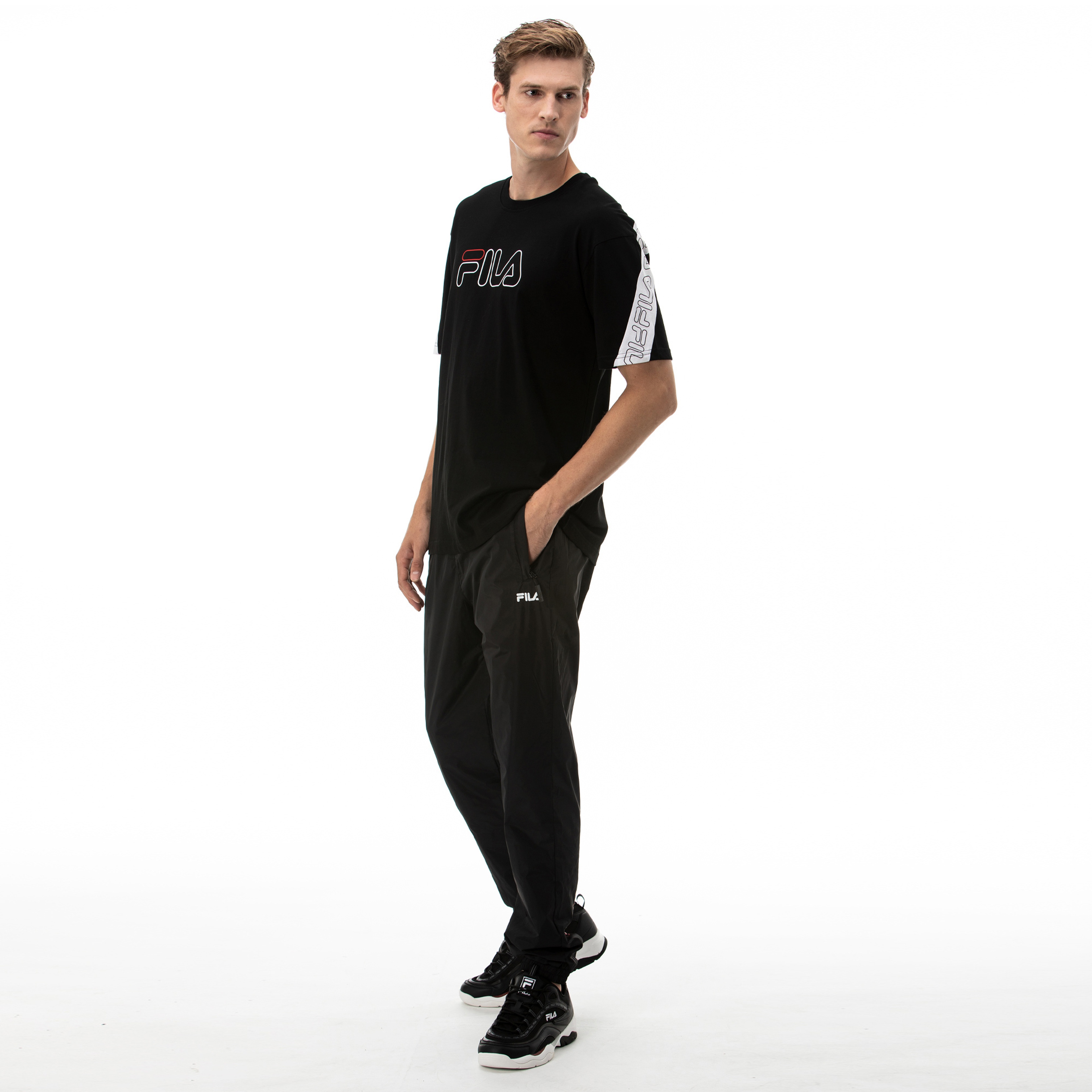 Fila Cappy Erkek Siyah Eşofman Altı