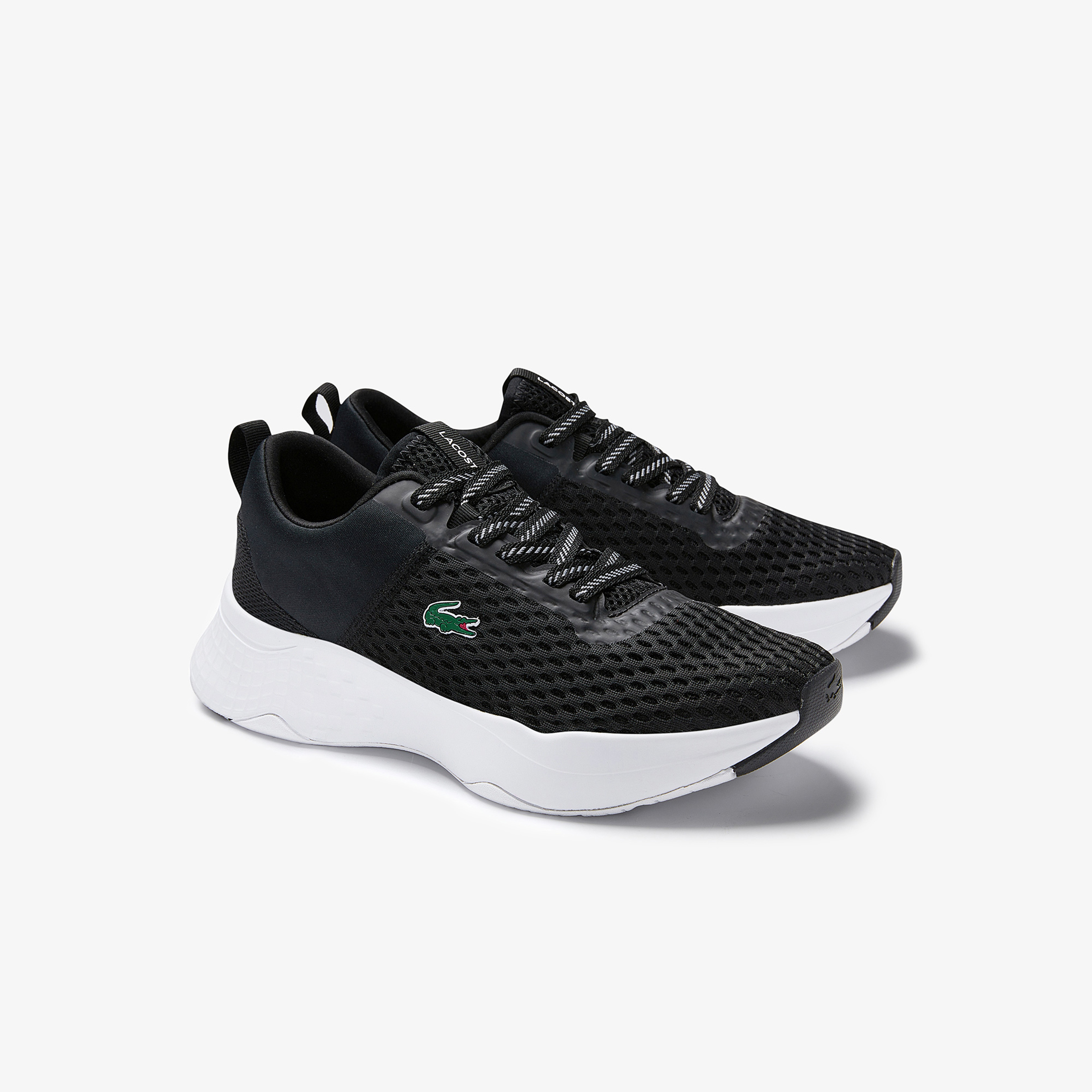 Lacoste Court-Drive 0120 1 Sfa Kadın Siyah - Beyaz Sneaker
