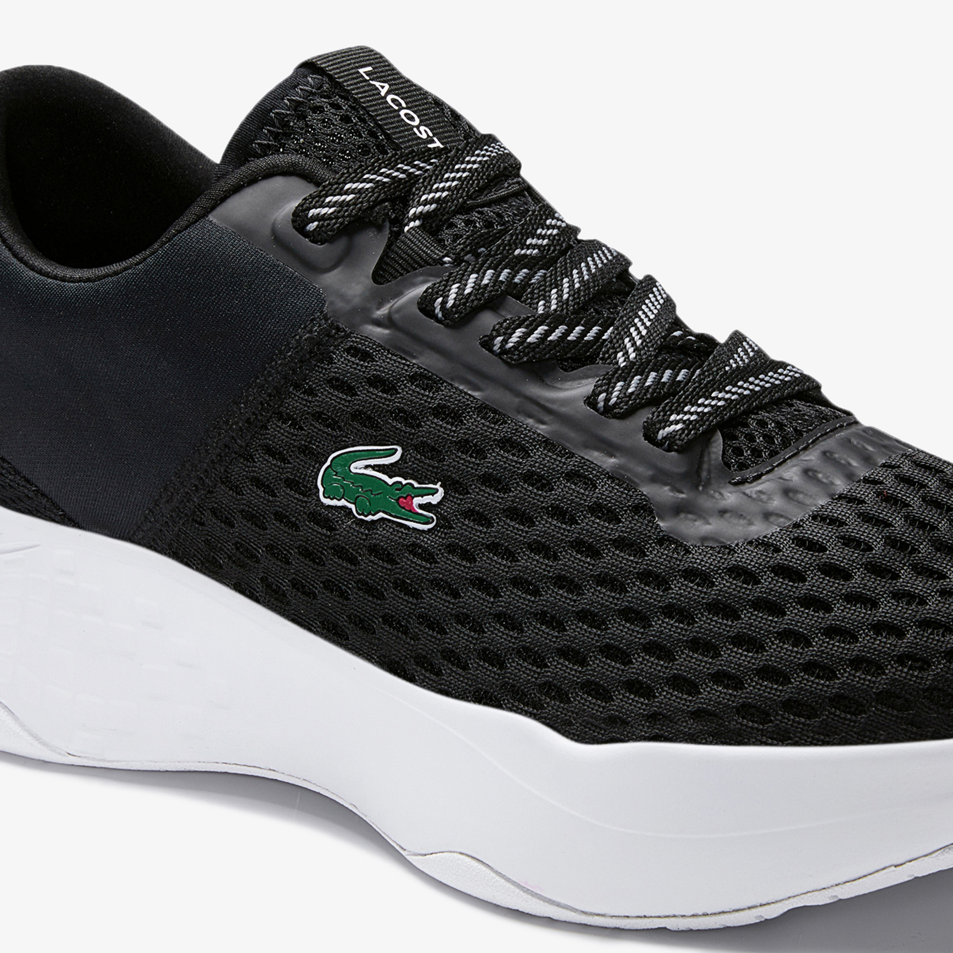 Lacoste Court-Drive 0120 1 Sfa Kadın Siyah - Beyaz Sneaker