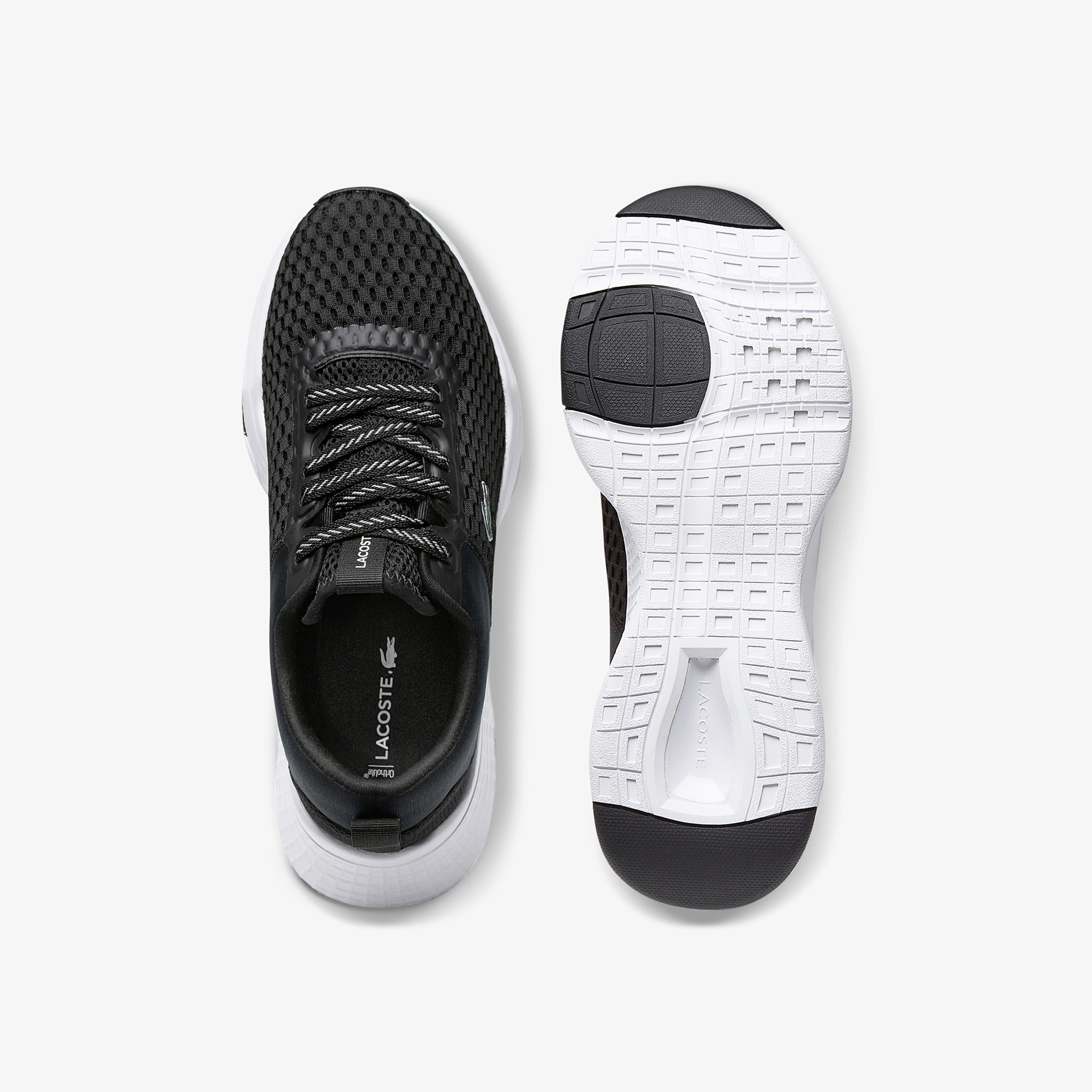 Lacoste Court-Drive 0120 1 Sfa Kadın Siyah - Beyaz Sneaker