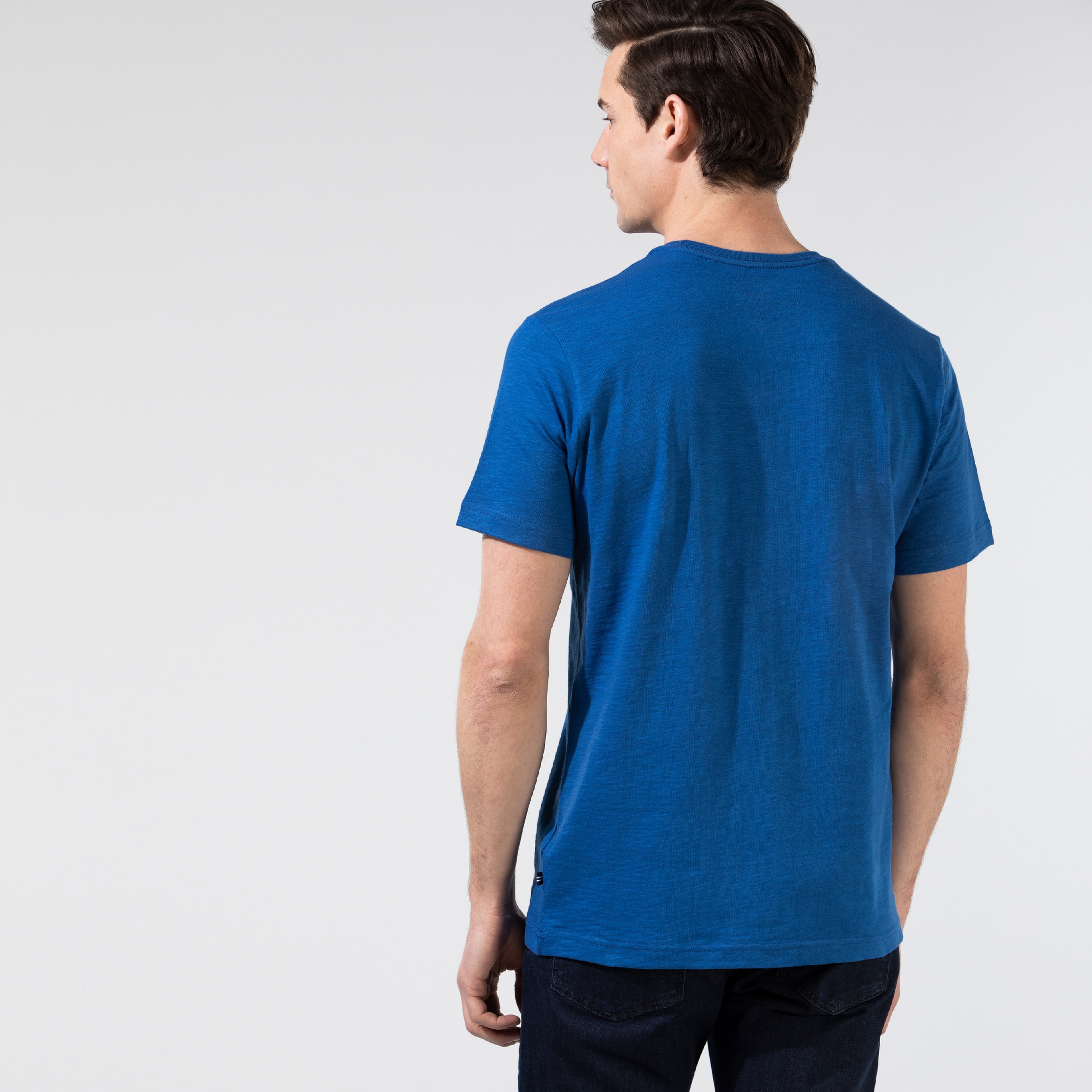 Nautica Erkek Mavi Standart Fit T-Shirt