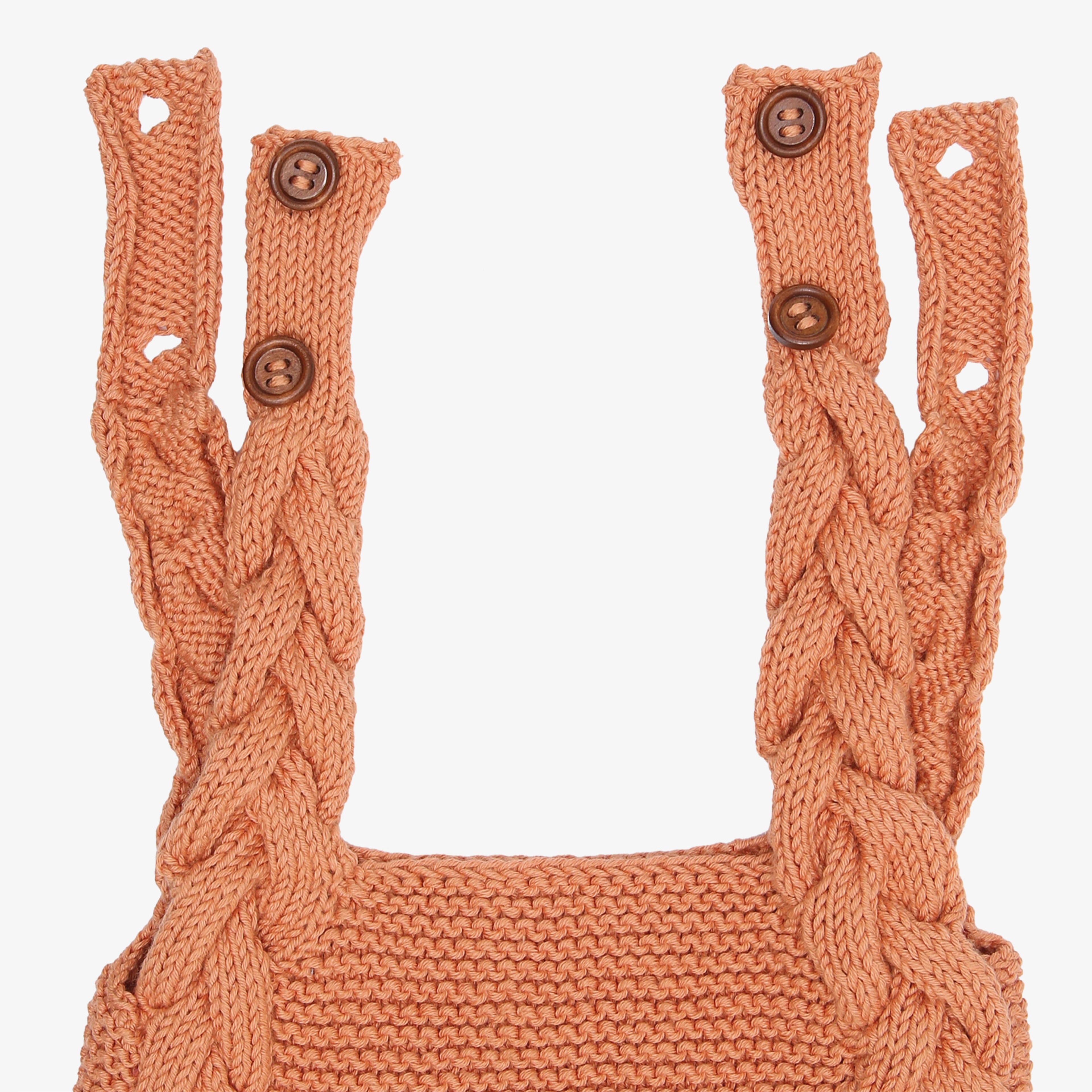 Baboo Bebek Turuncu Saç Örgü Tulum