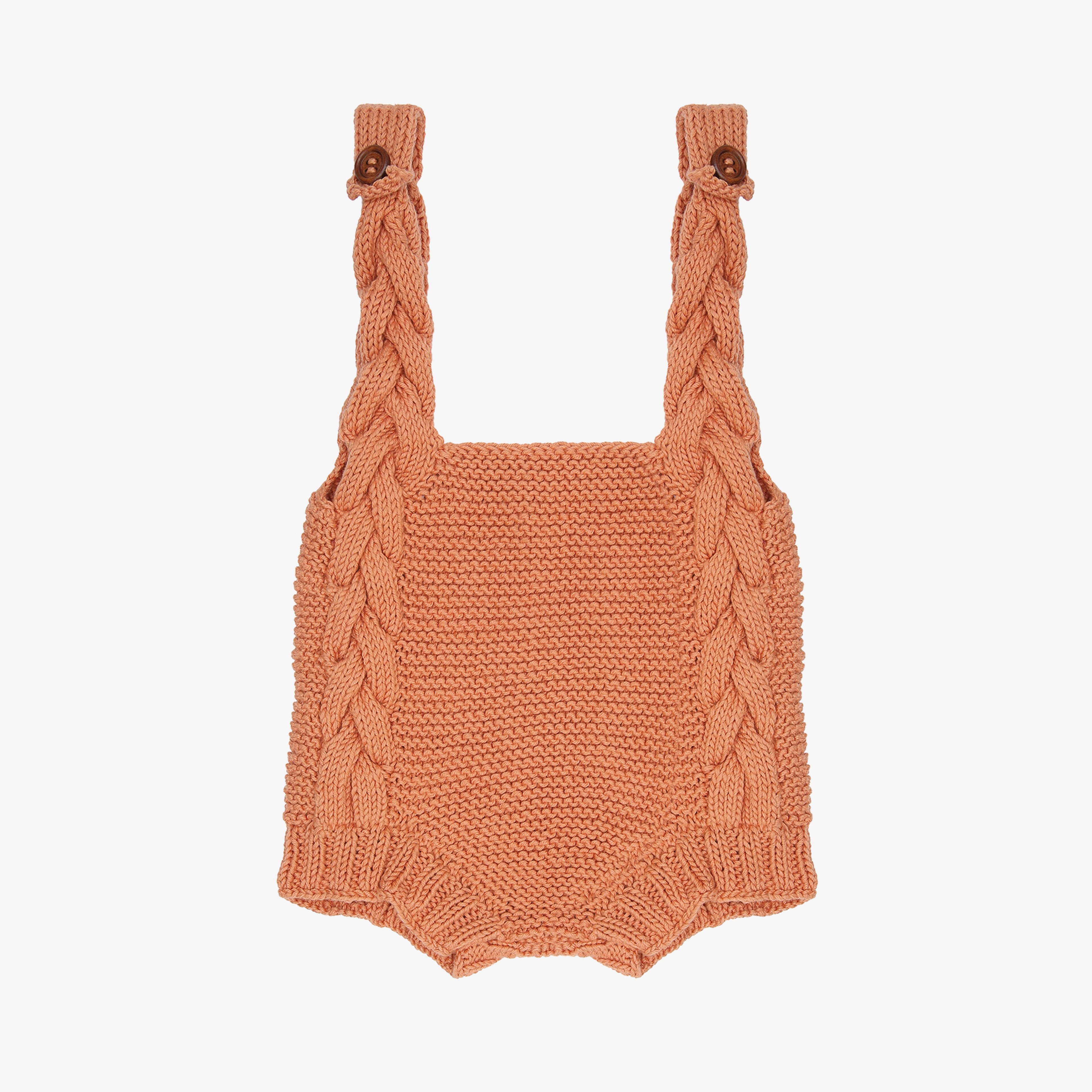 Baboo Bebek Turuncu Saç Örgü Tulum