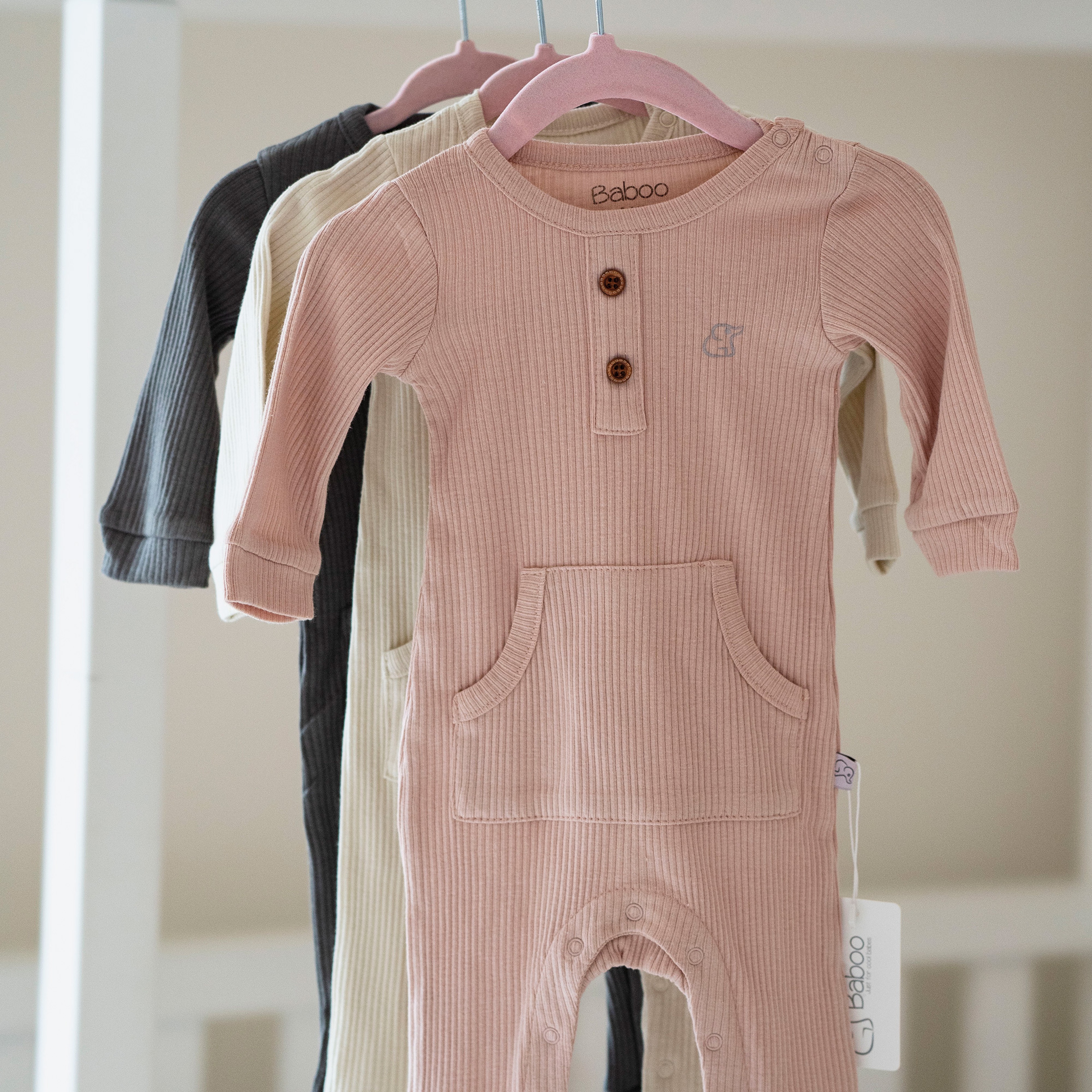 Baboo Kız Bebek Pembe Tulum