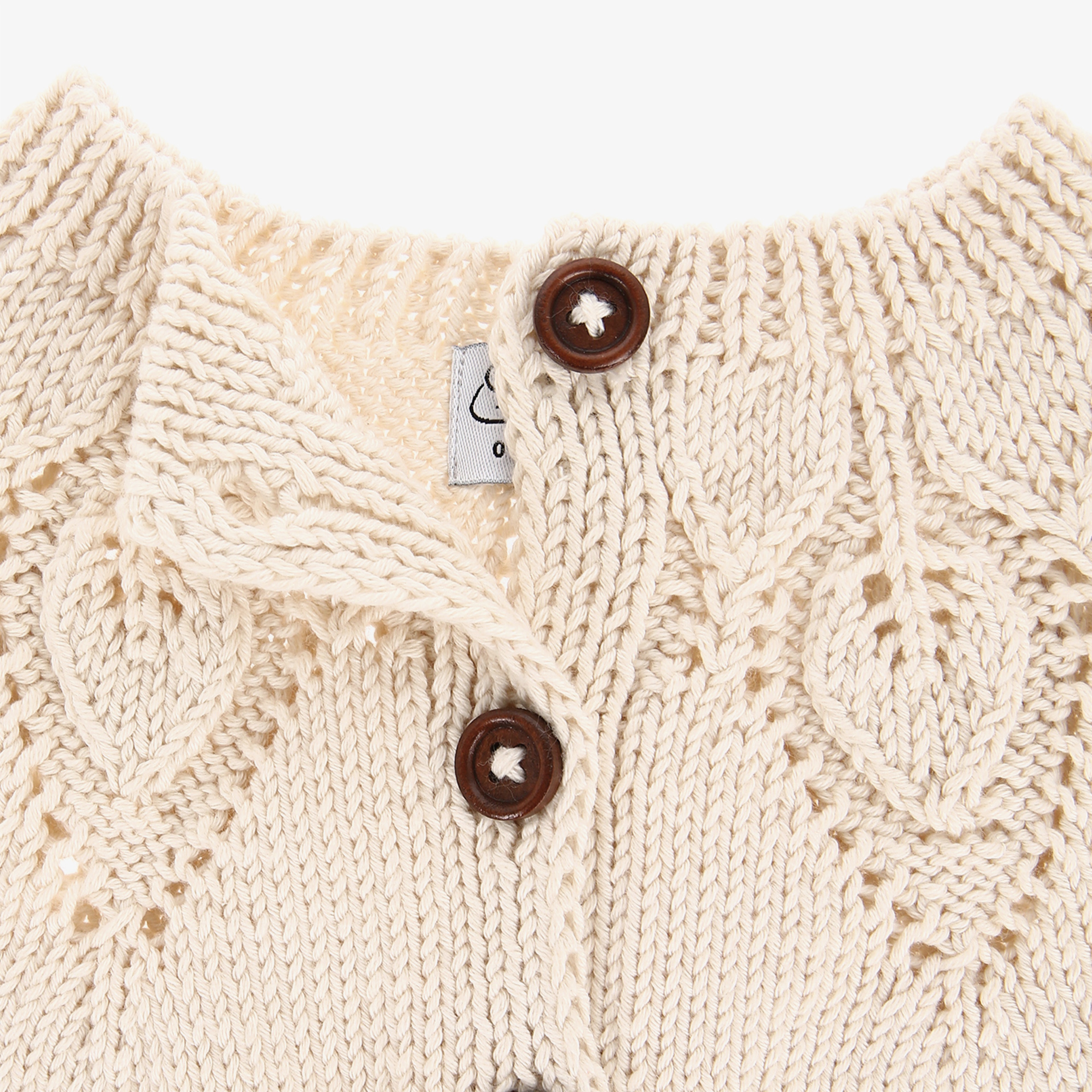 Baboo Kız Bebek Krem Kız Hırkası