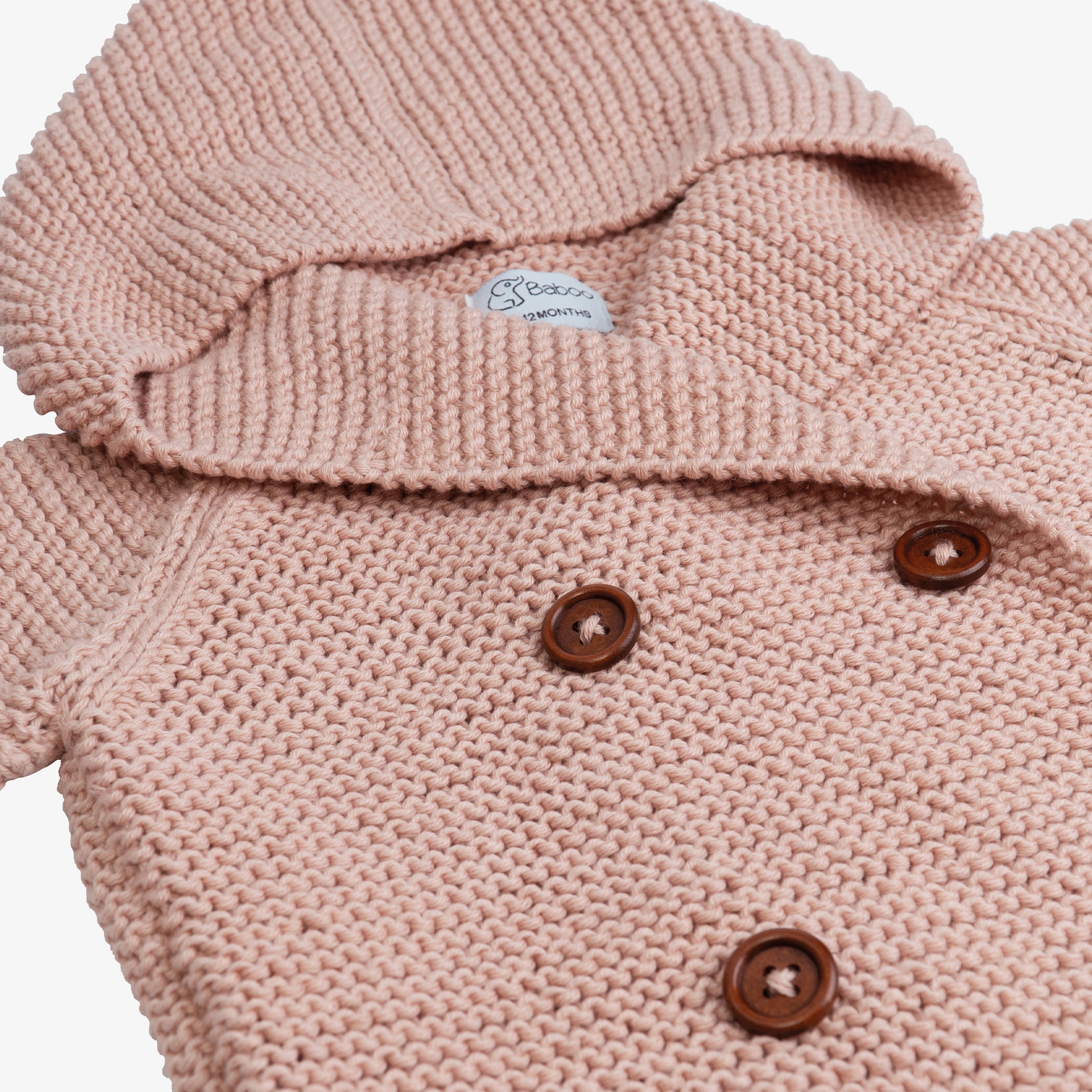 Baboo Kız Bebek Pembe Kapüşonlu Hırka