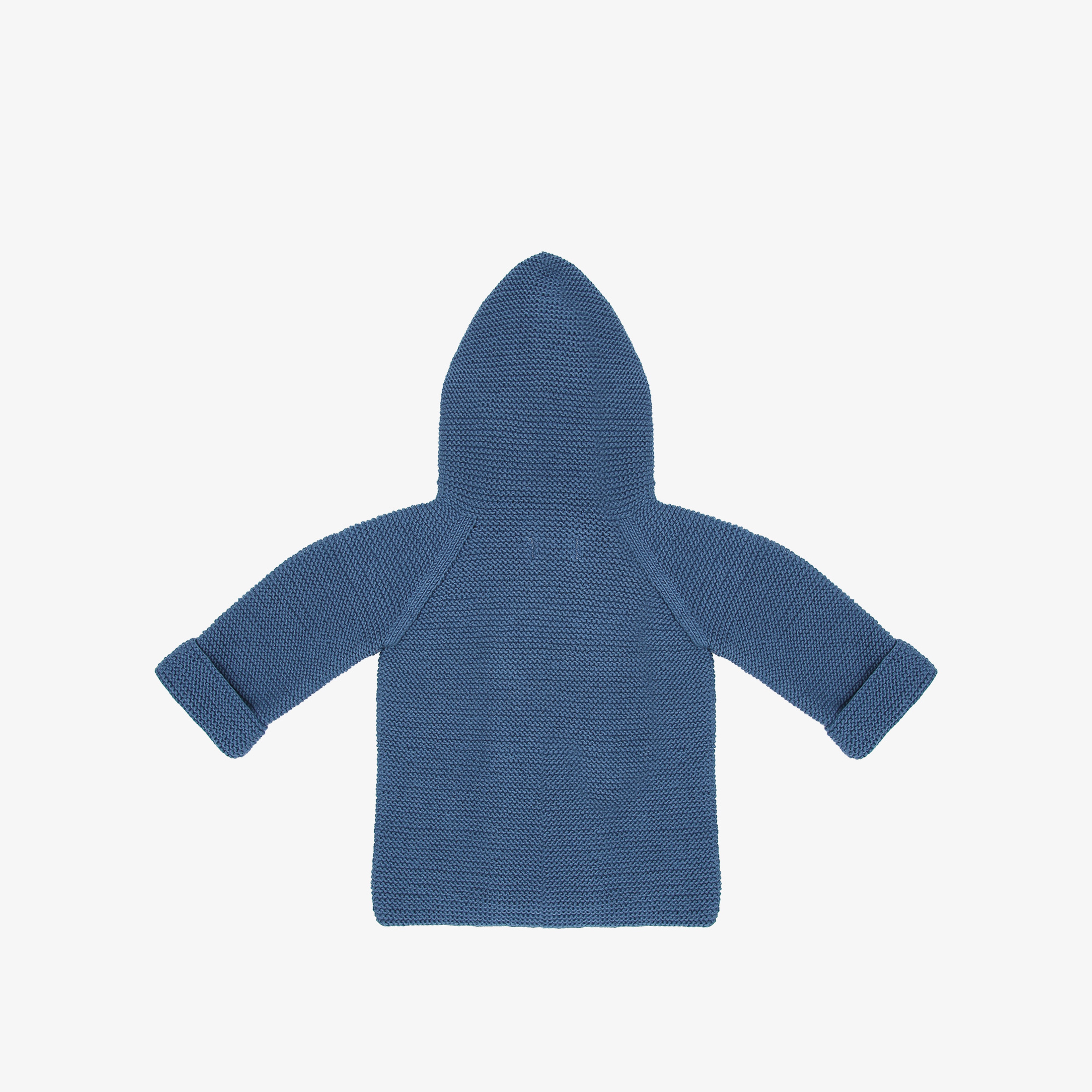 Baboo Erkek Bebek Mavi Kapüşonlu Hırka