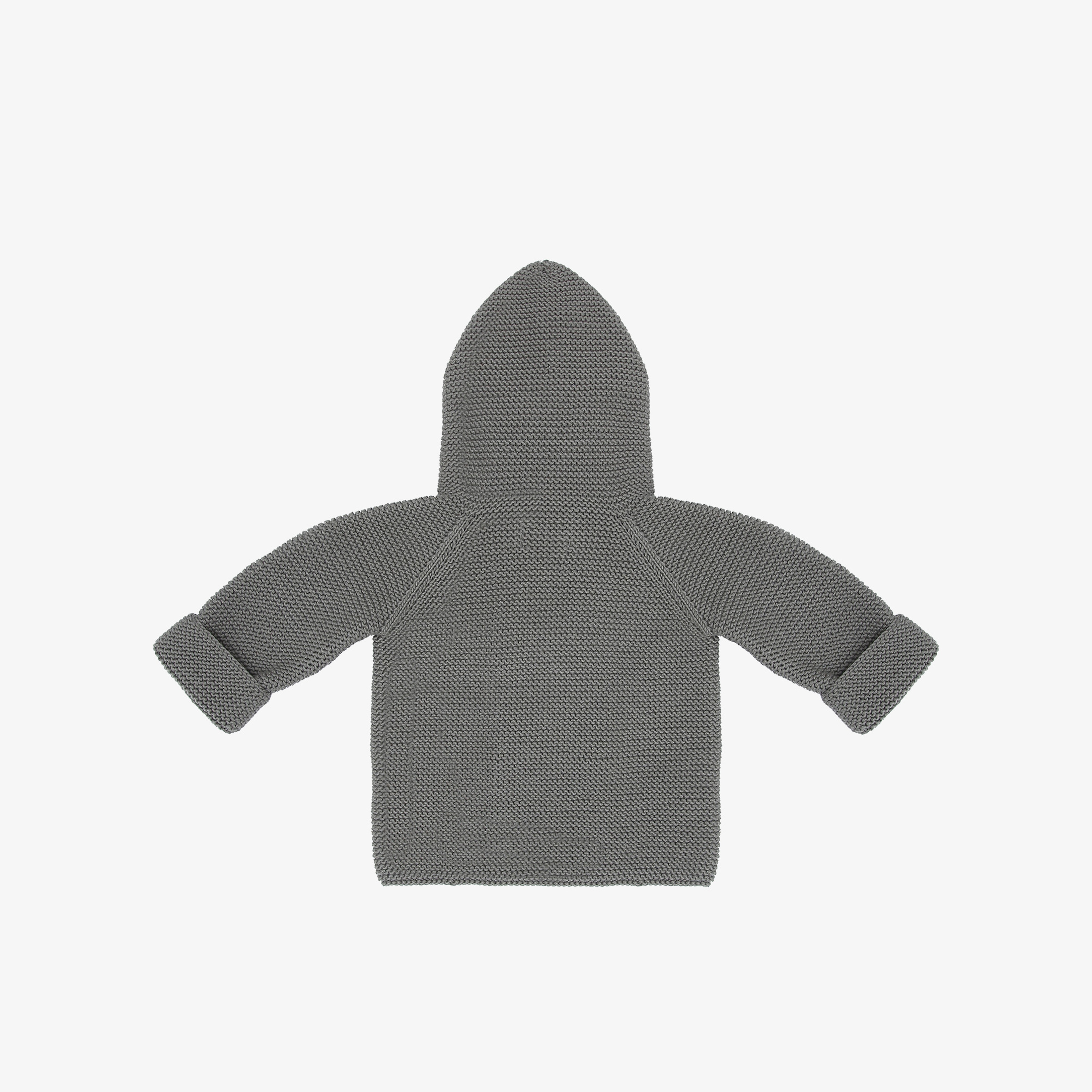 Baboo Bebek Gri Kapüşonlu Hırka
