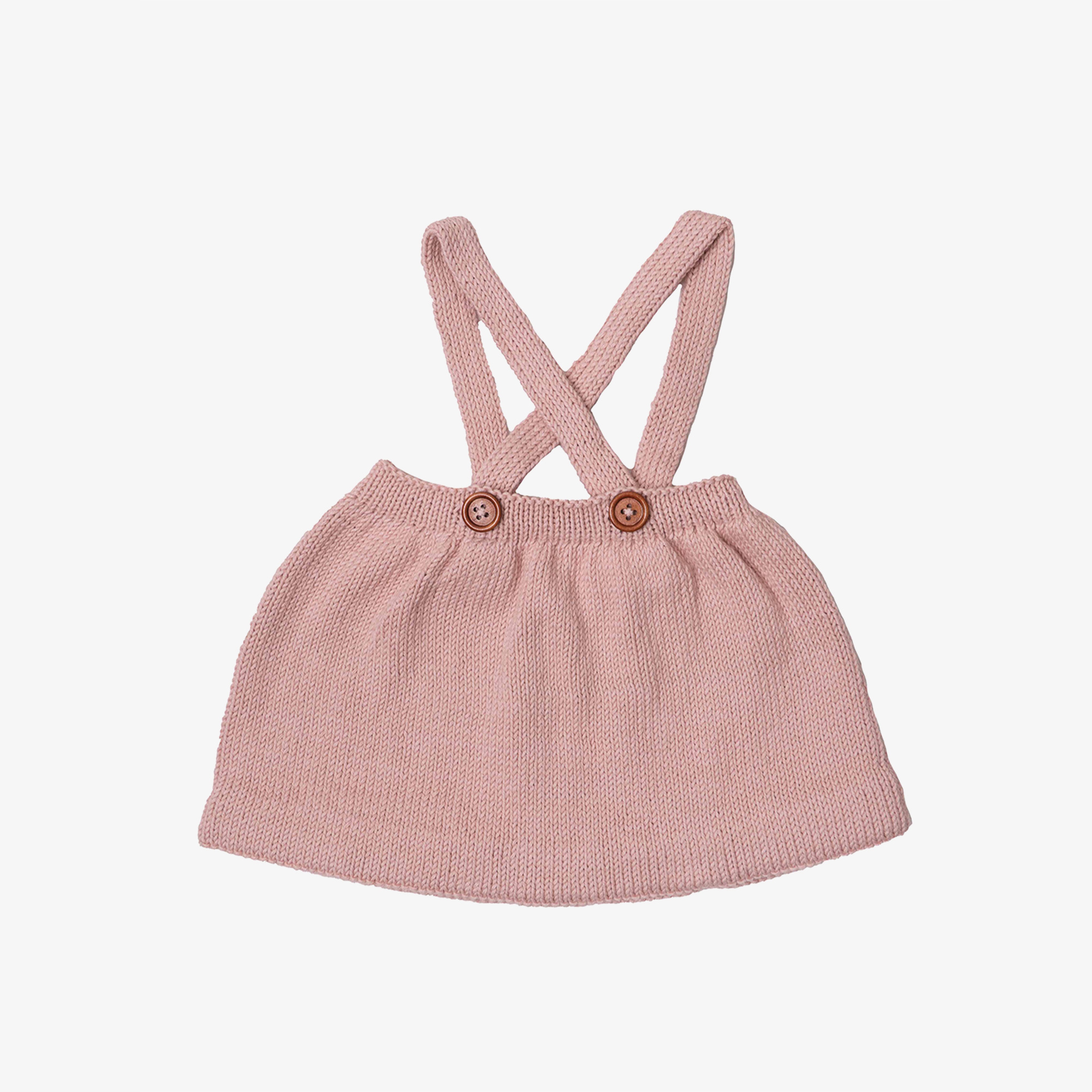 Baboo Kız Bebek Pembe Askılı Etek Elbise