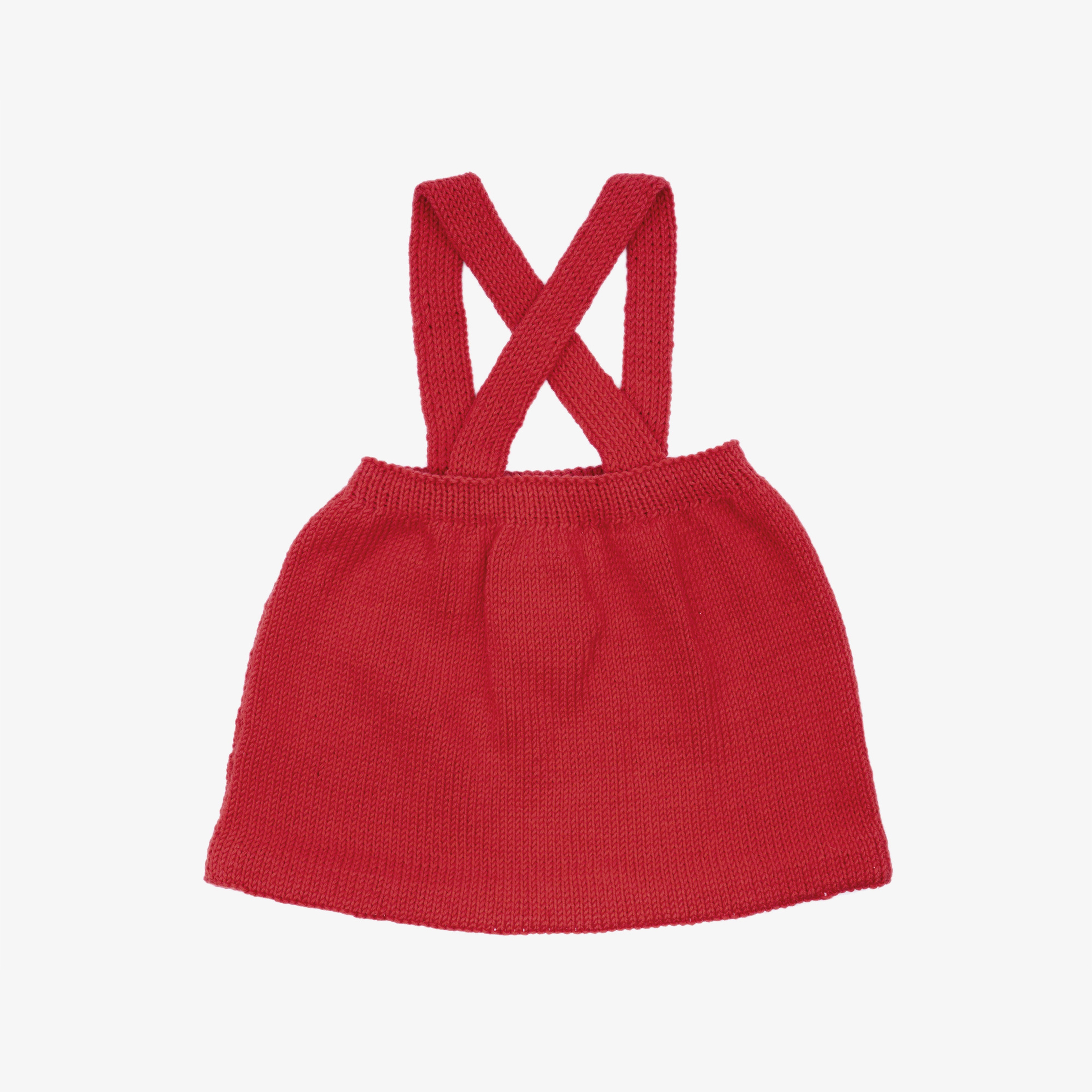 Baboo Kız Bebek Bordo Askılı Etek Elbise