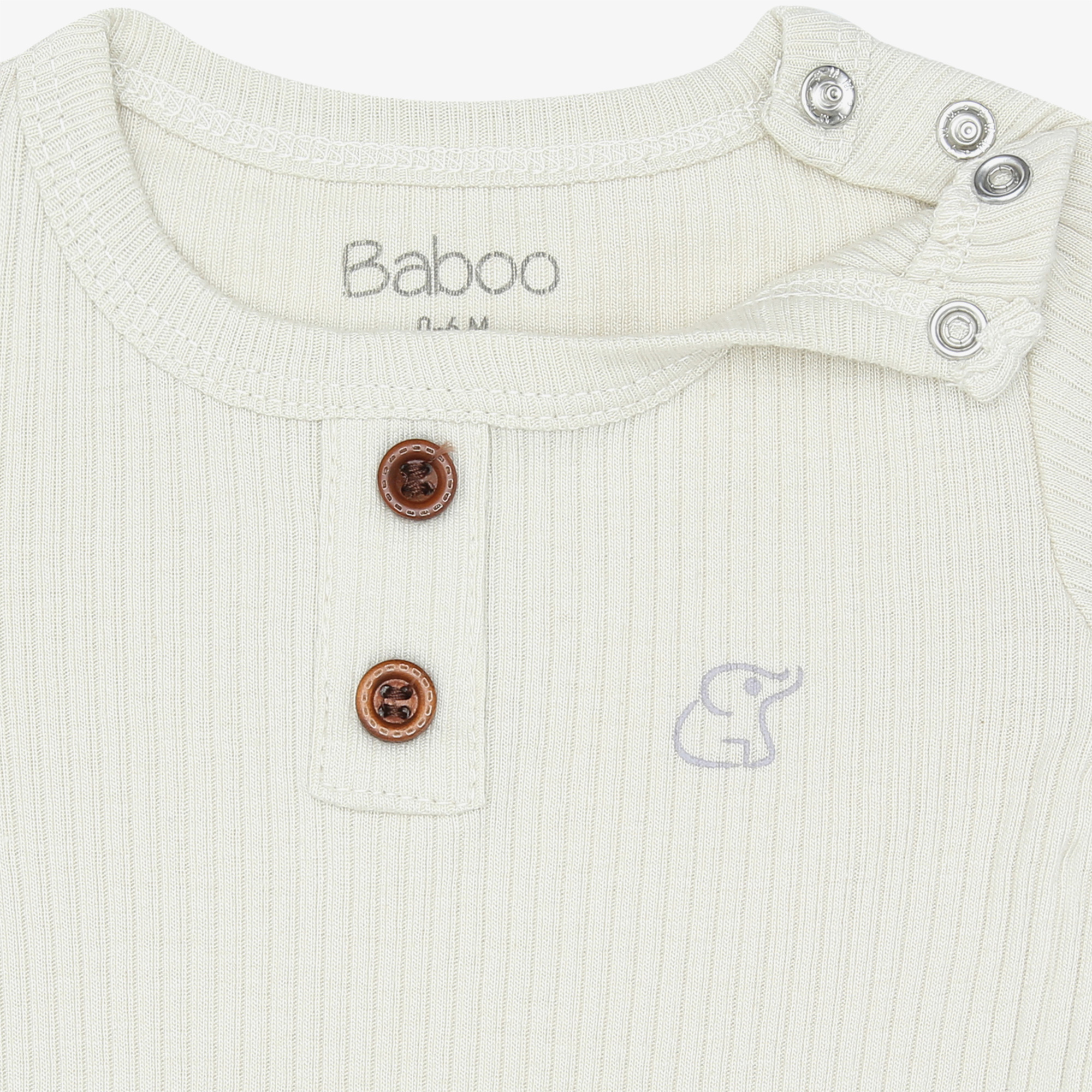 Baboo Bebek Krem Uzun Kollu Body