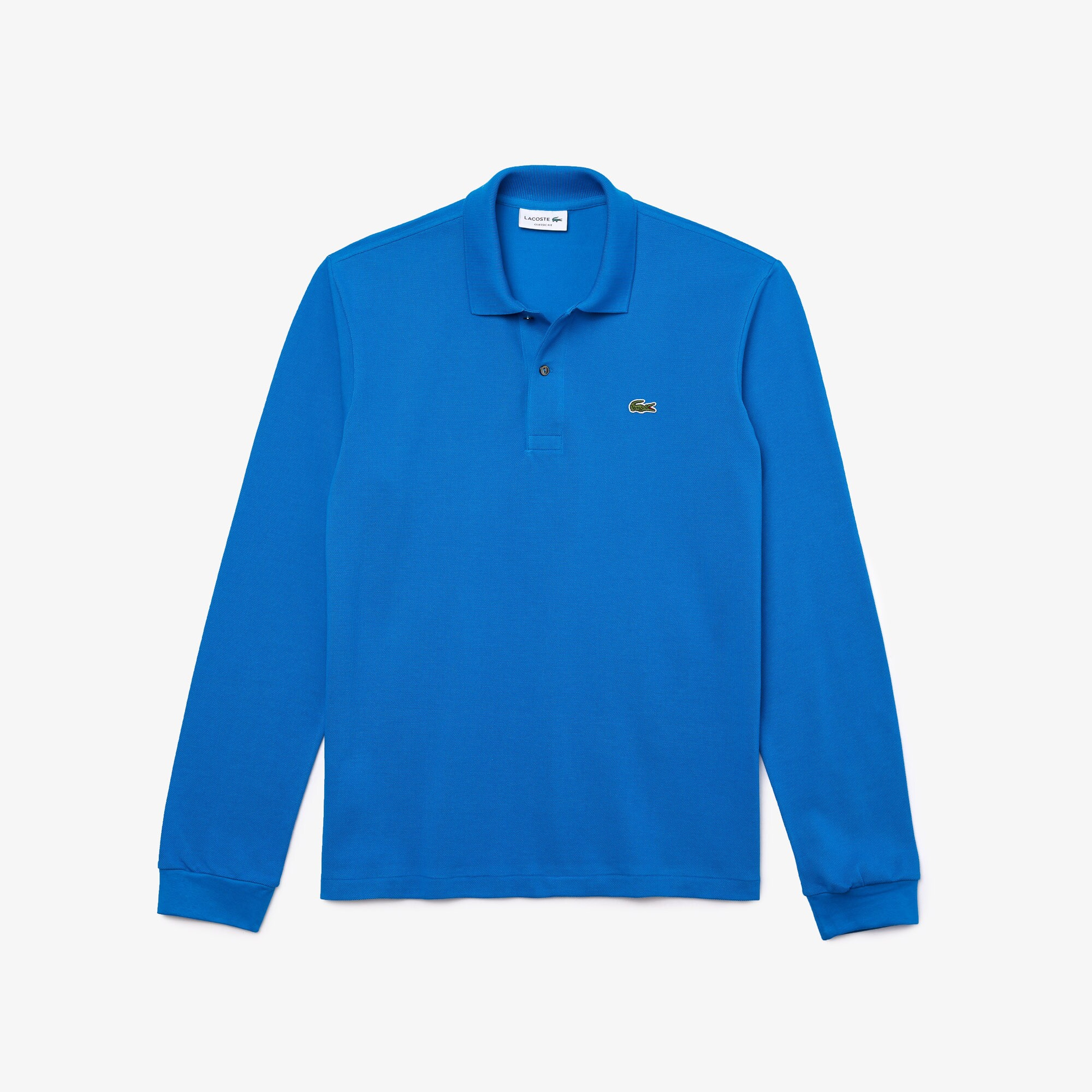 Lacoste Erkek Classic Fit Uzun Kollu Mavi Polo