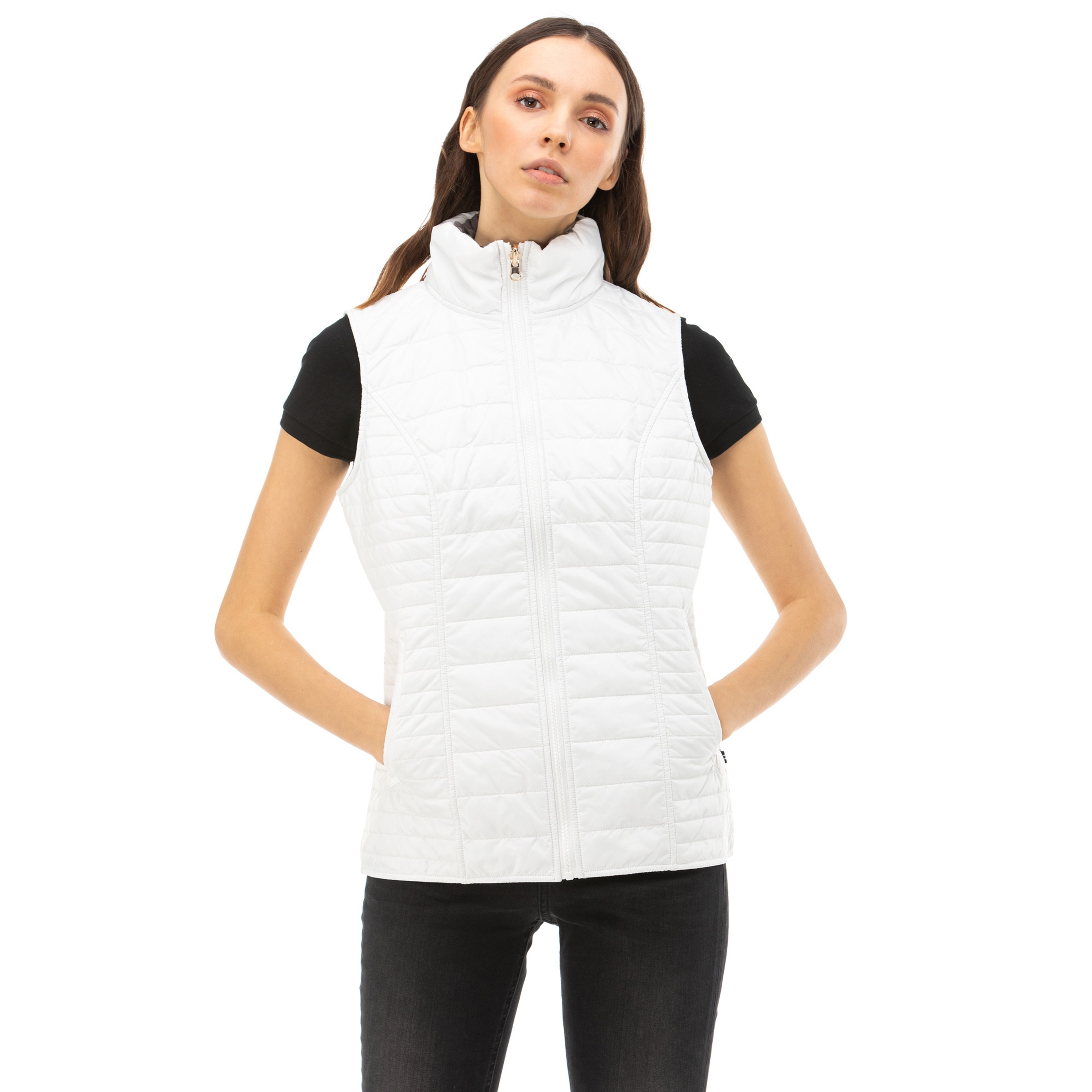 NAUTICA KADIN BEYAZ SU GEÇİRMEZ YELEK