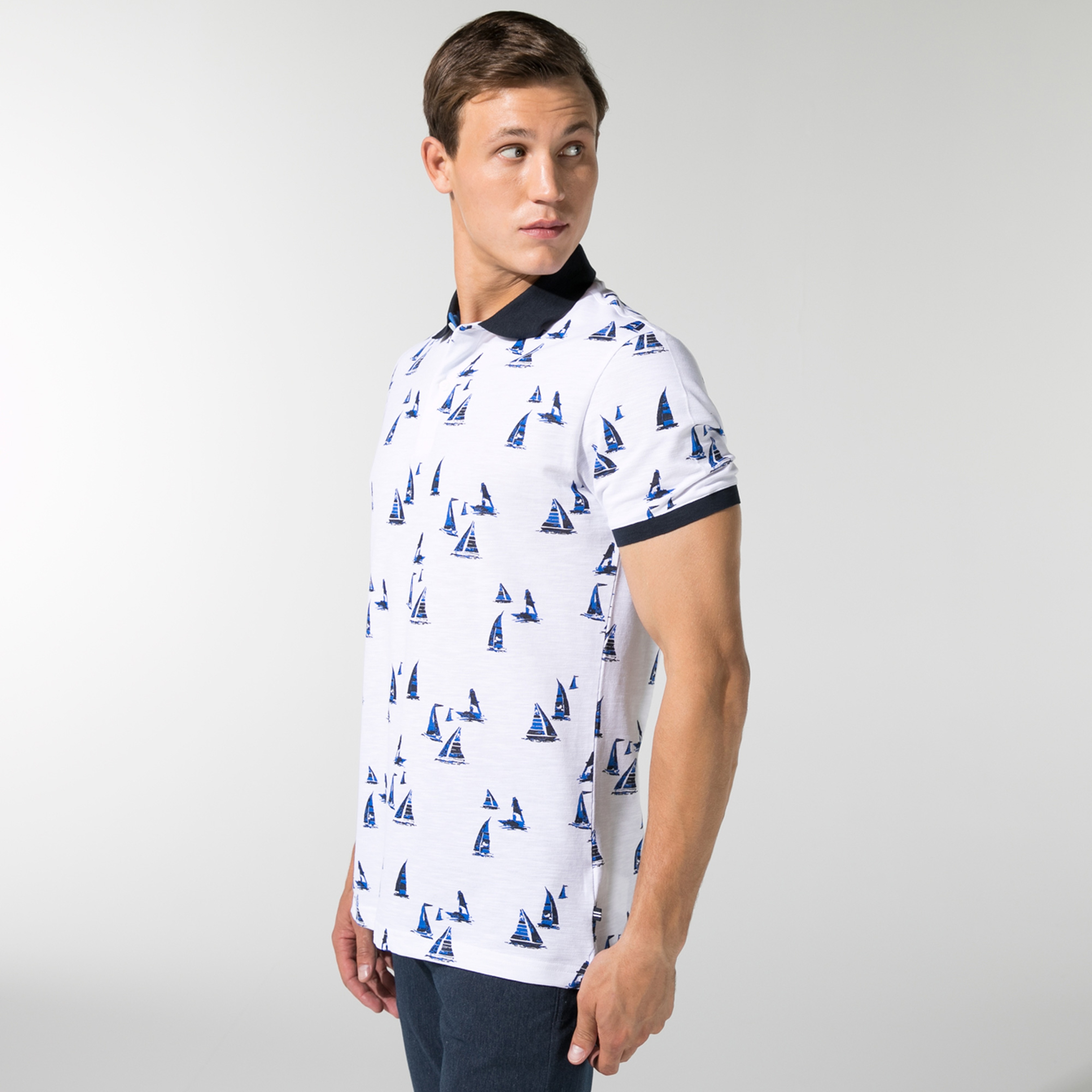 NAUTICA ERKEK BEYAZ SLIM FIT POLO