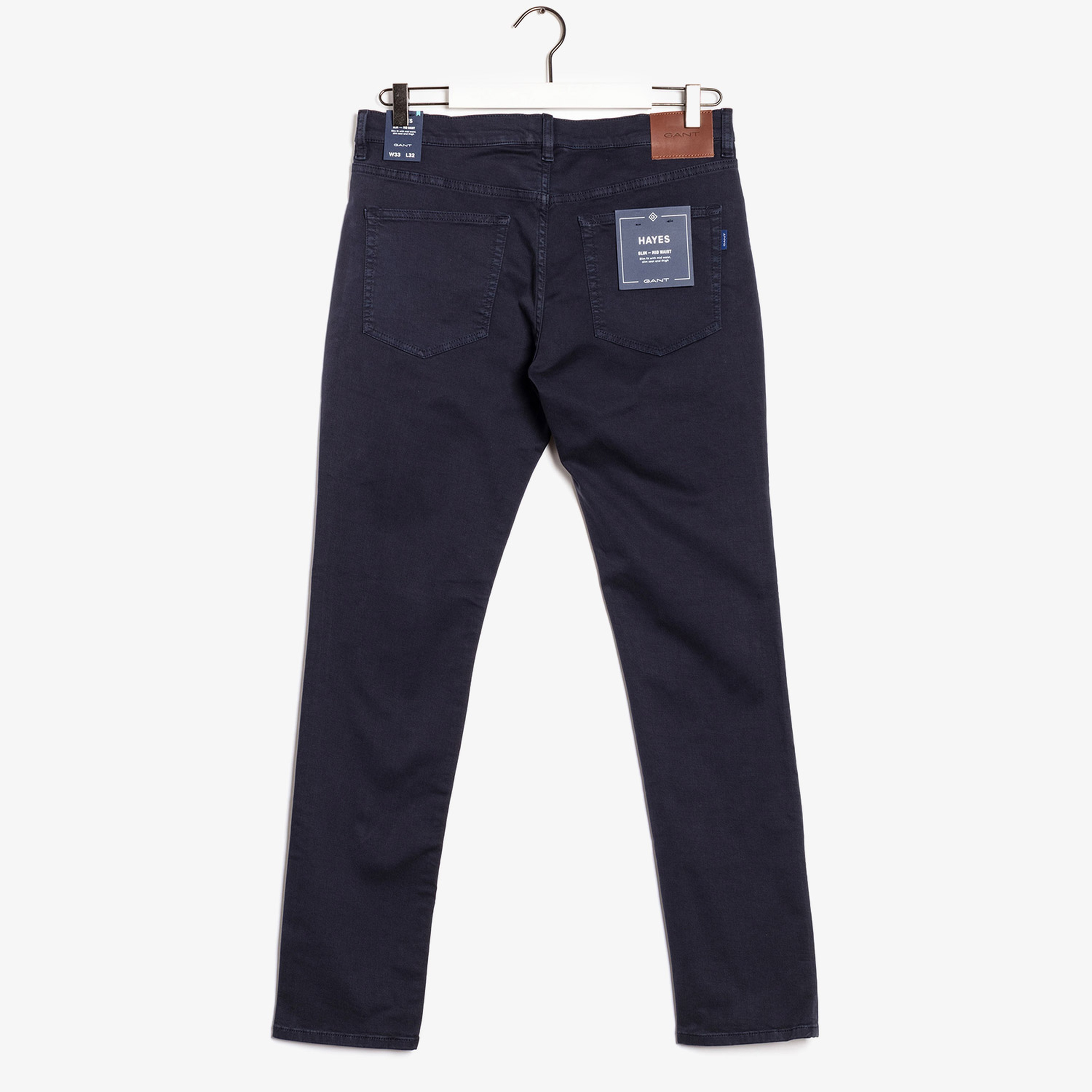 GANT Erkek Lacivert Slim Fit Hayes Pantolon