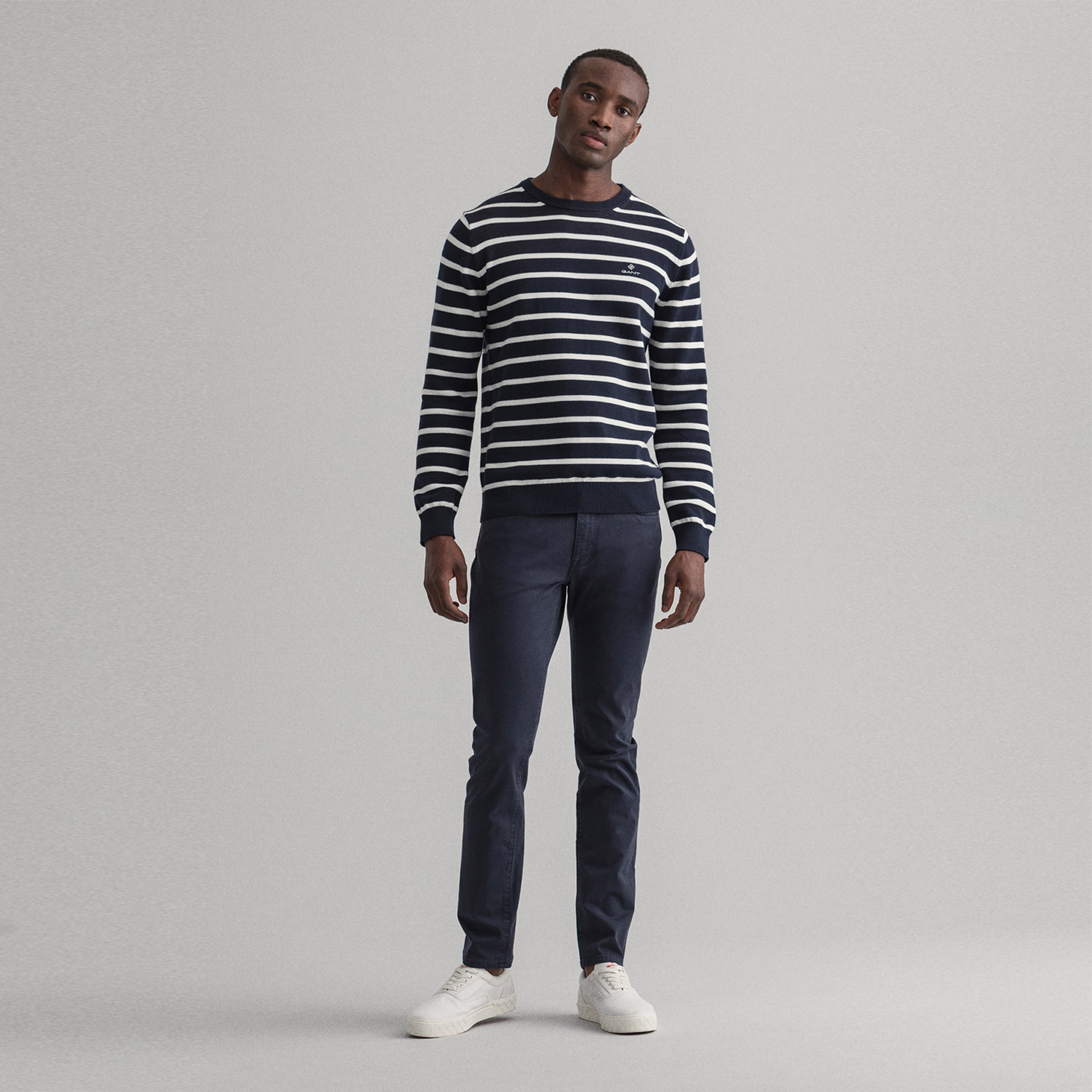 GANT Erkek Lacivert Slim Fit Hayes Pantolon