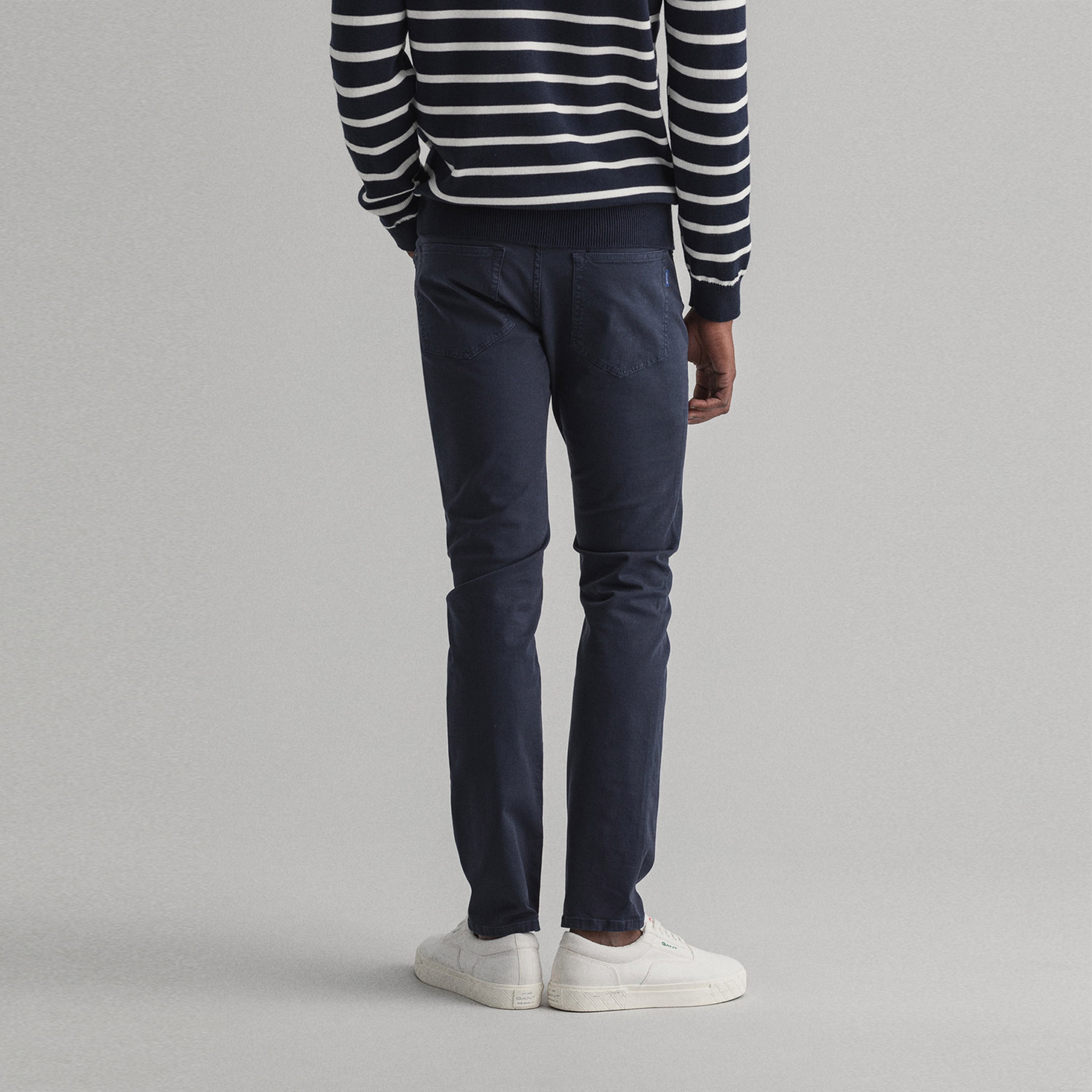 GANT Erkek Lacivert Slim Fit Hayes Pantolon