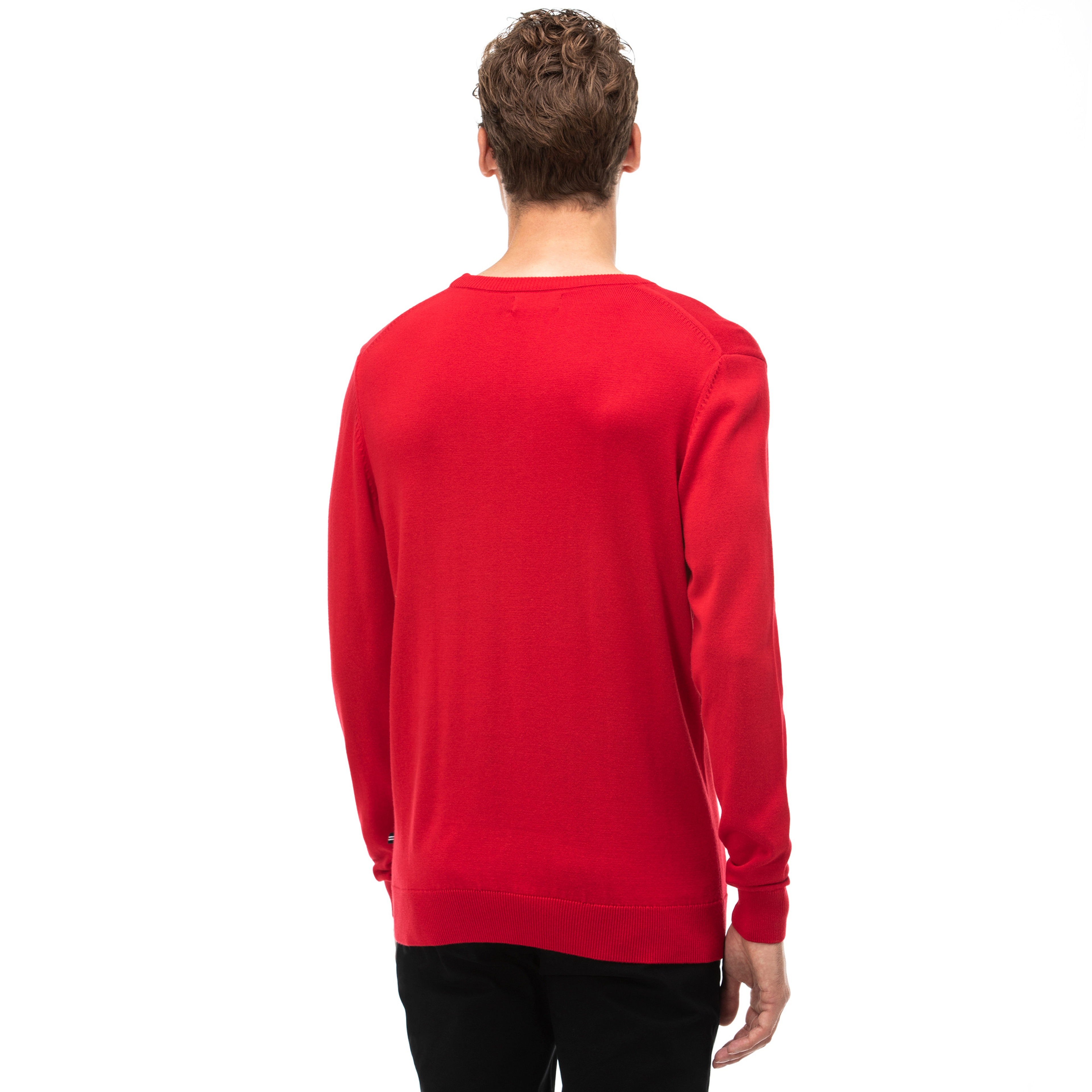 NAUTICA ERKEK KIRMIZI TRİKO KAZAK