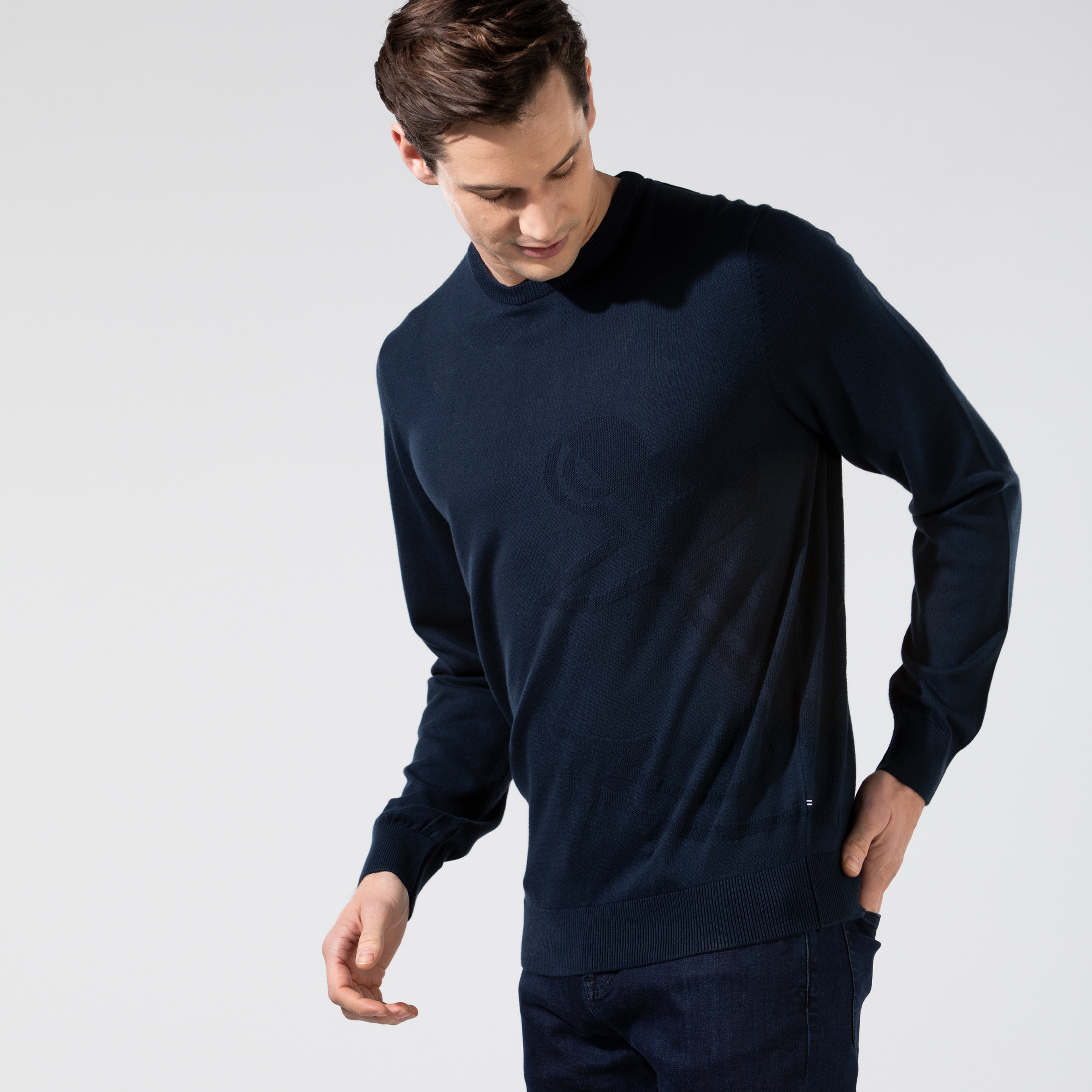 NAUTICA Erkek Lacivert Triko Kazak