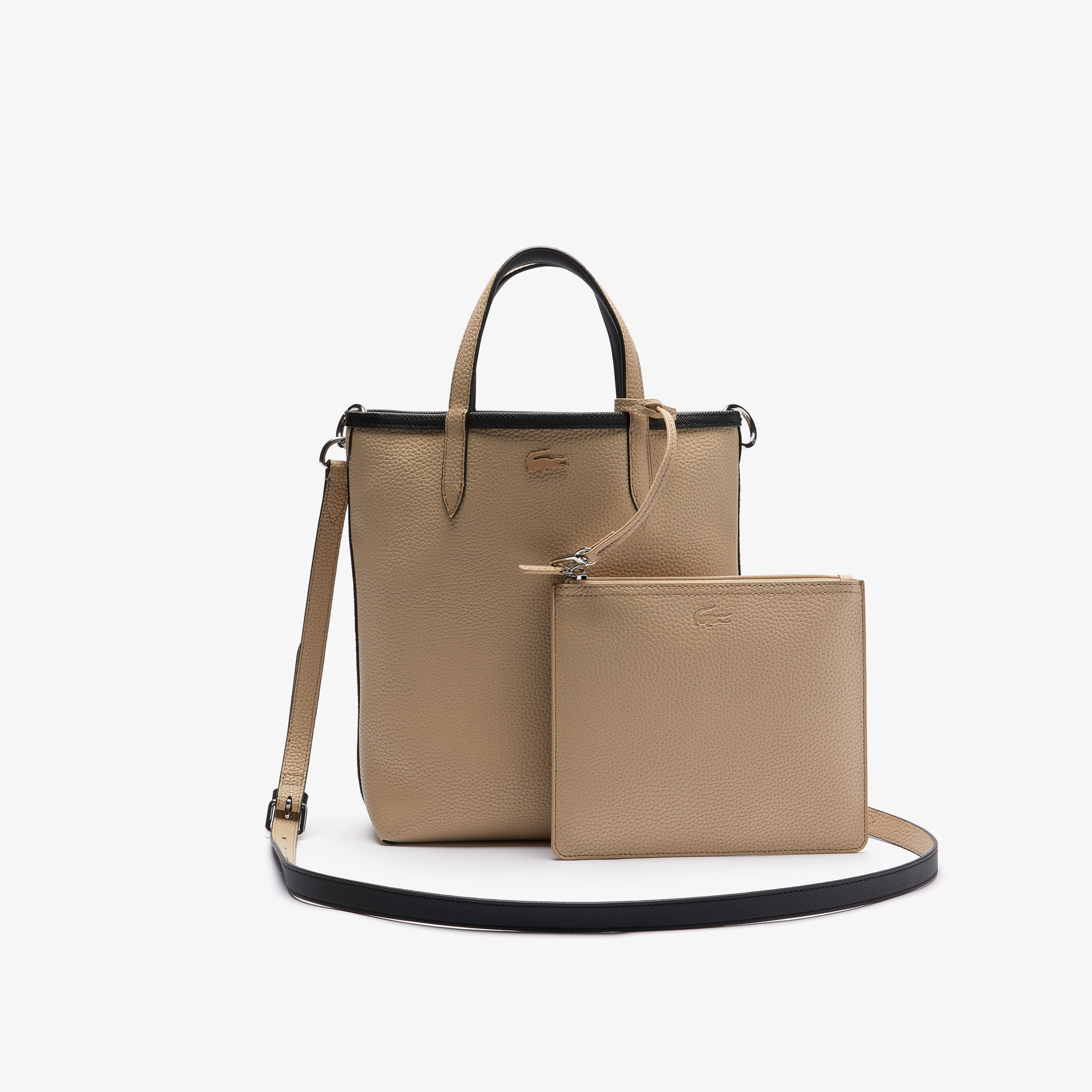 Anna Kadın Çift Taraflı Siyah Omuz Çantası