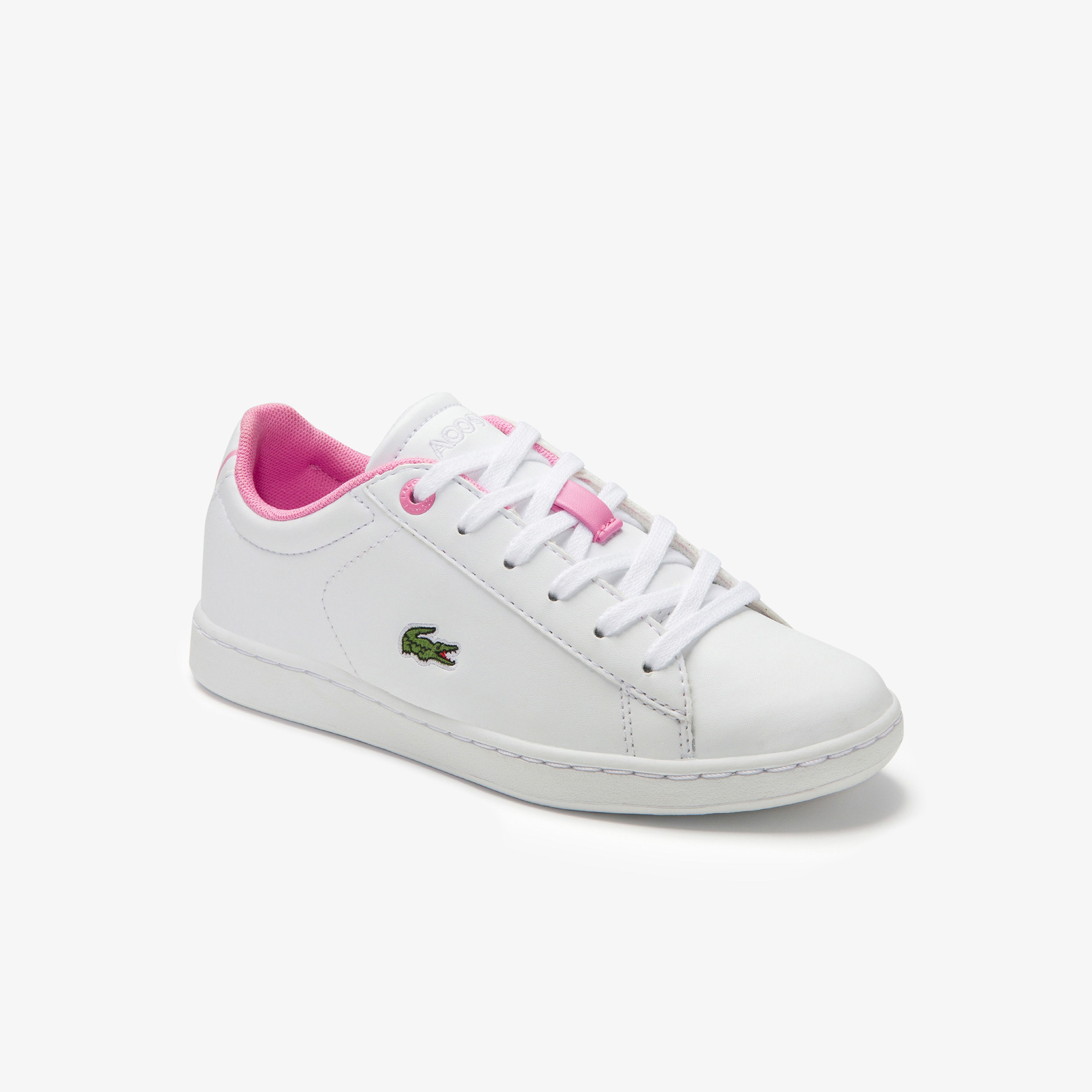 Lacoste Carnaby Evo 0120 2 Suc Çocuk Beyaz - Pembe Spor Ayakkabı