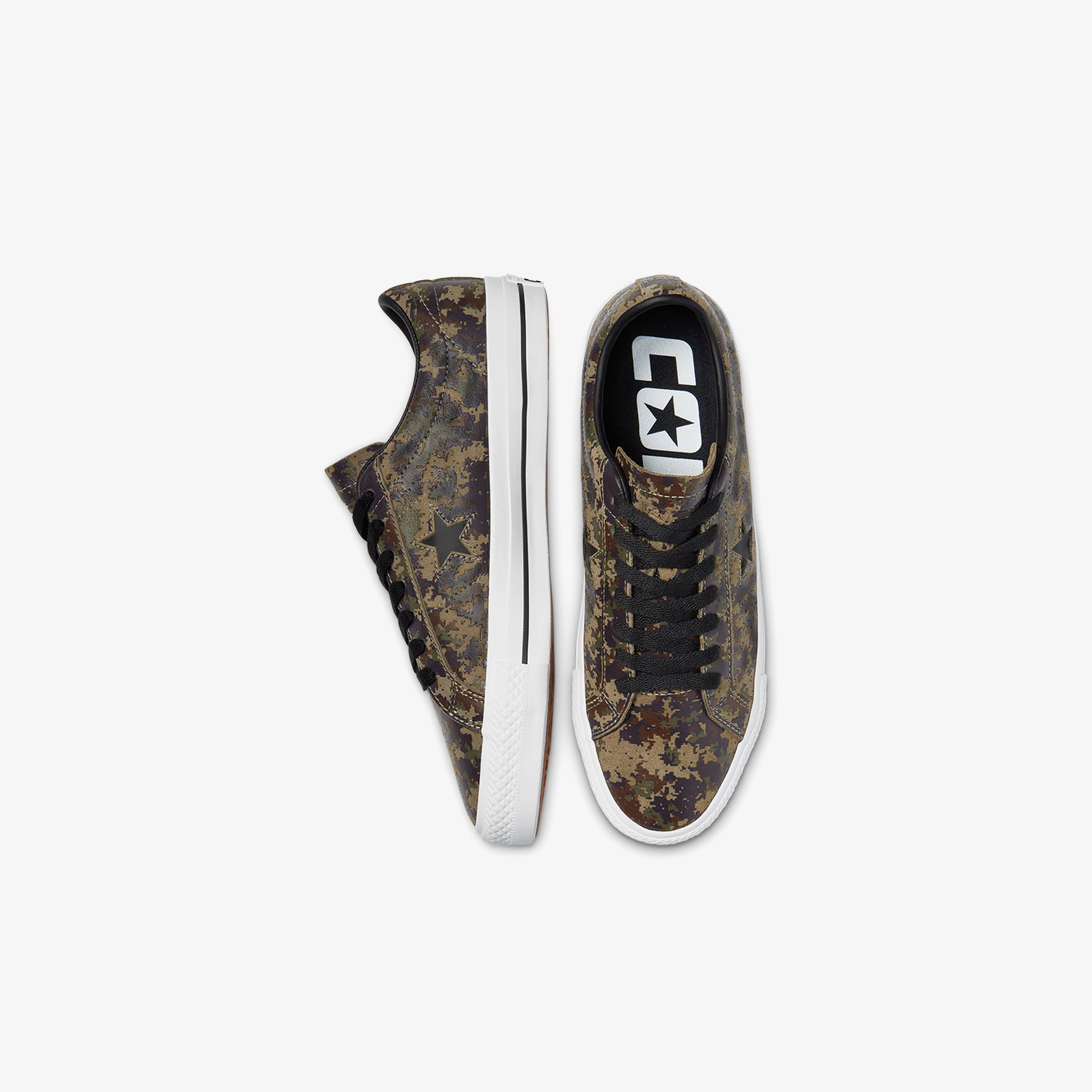 Converse One Star Pro Digital Camo Erkek Kahverengi Sneaker
