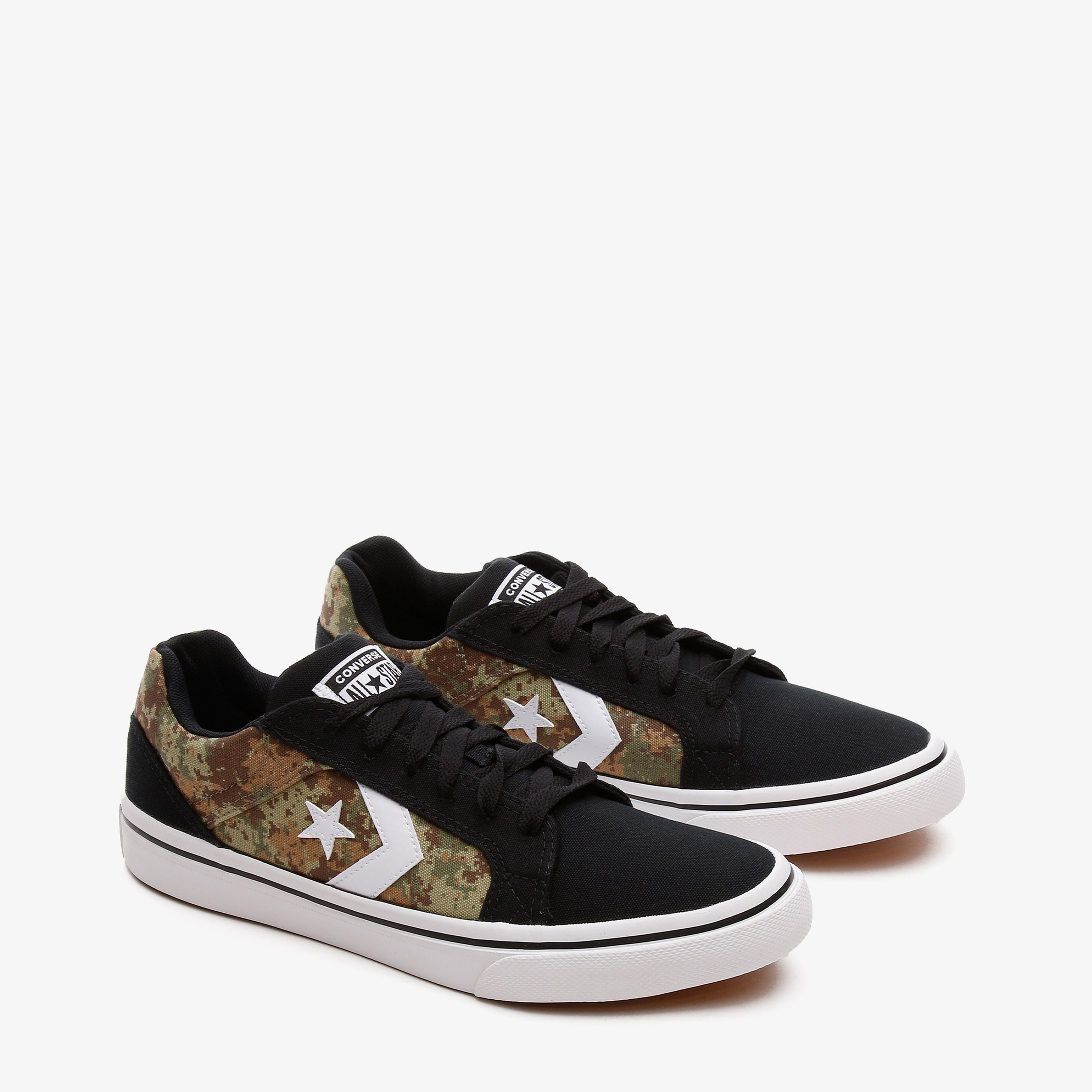 Converse El Distrito 20 Digital Camo Erkek Siyah Sneaker