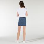 Nautica Kadın Mavi Klasik Fit Etek