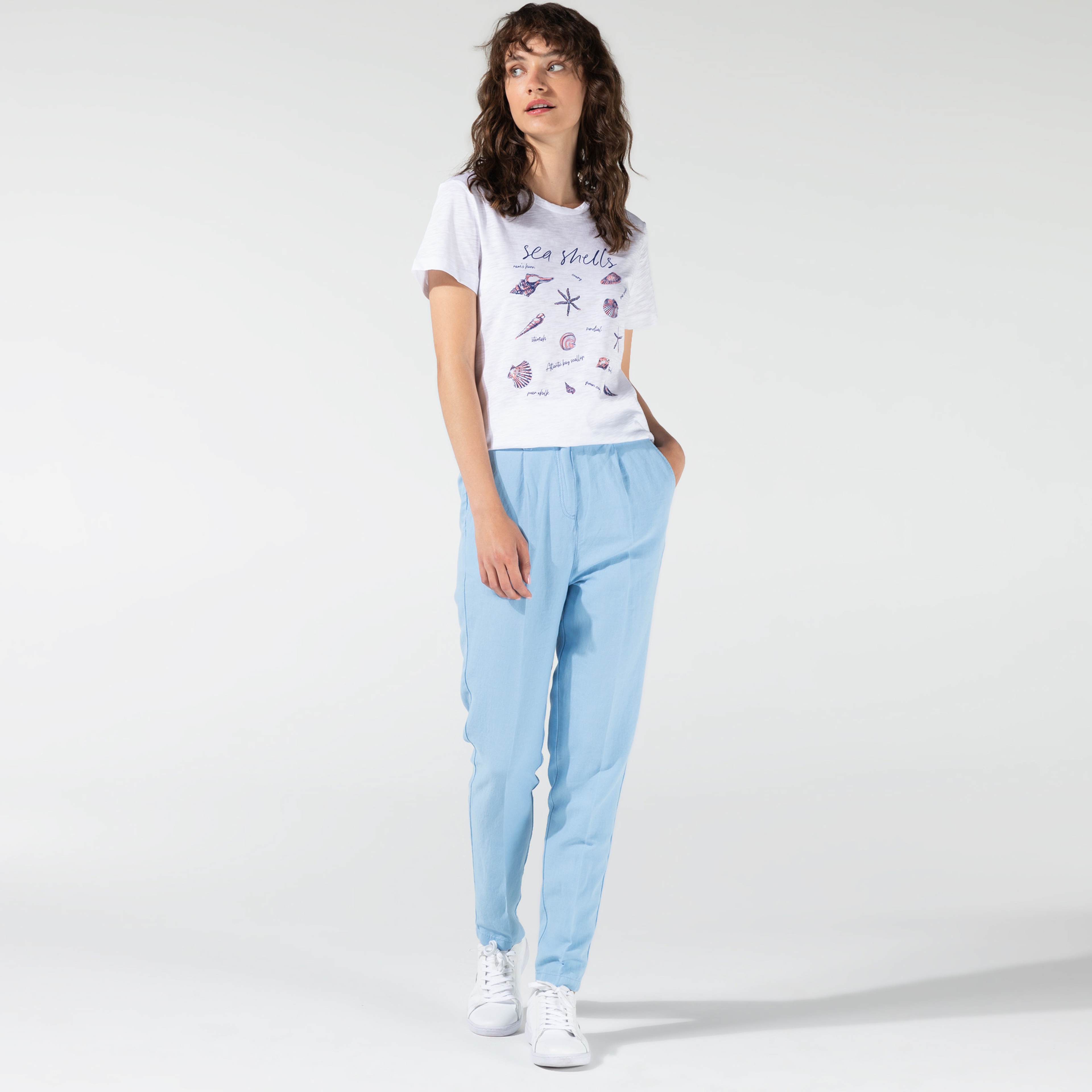 Nautica Kadın Mavi Pantolon