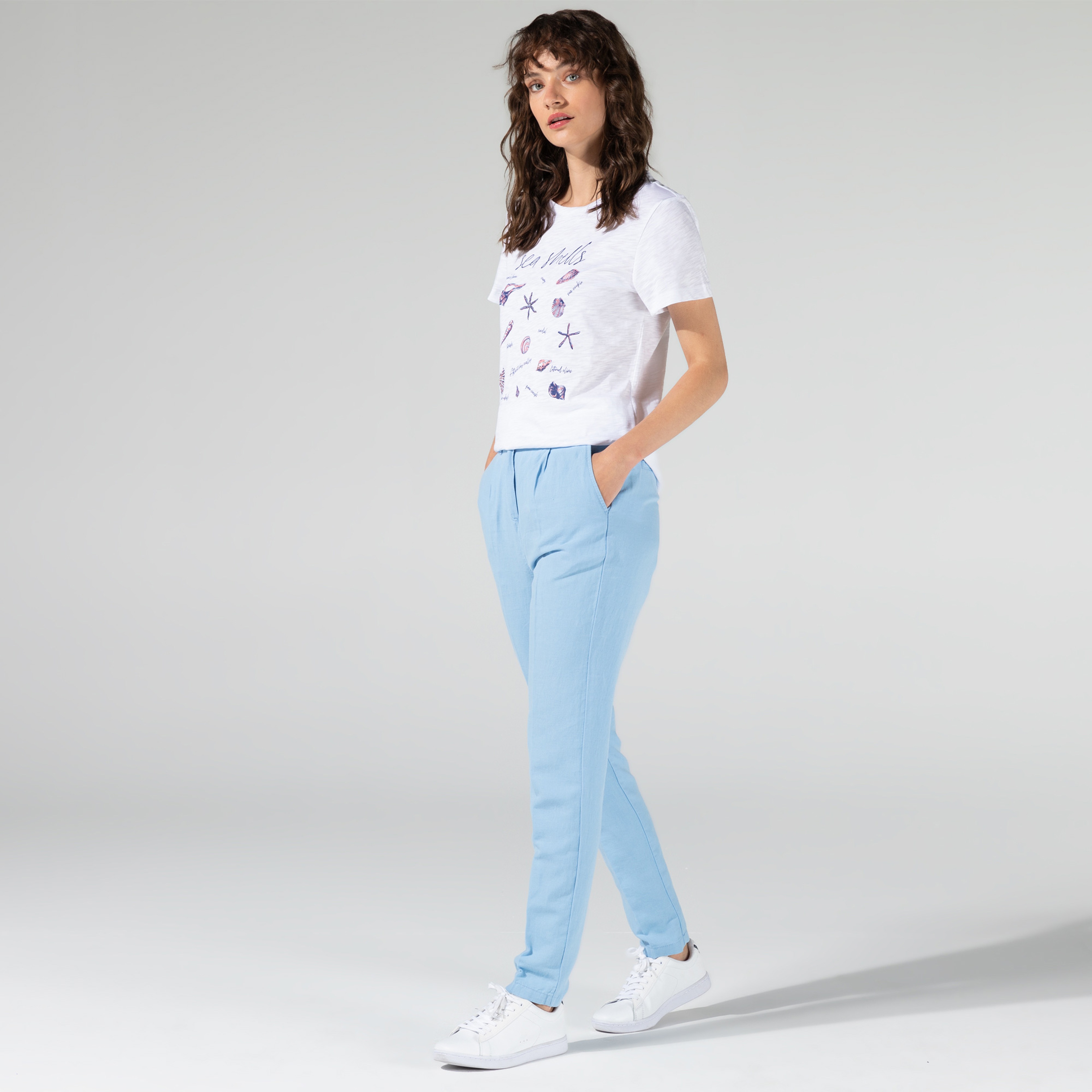 Nautica Kadın Mavi Pantolon