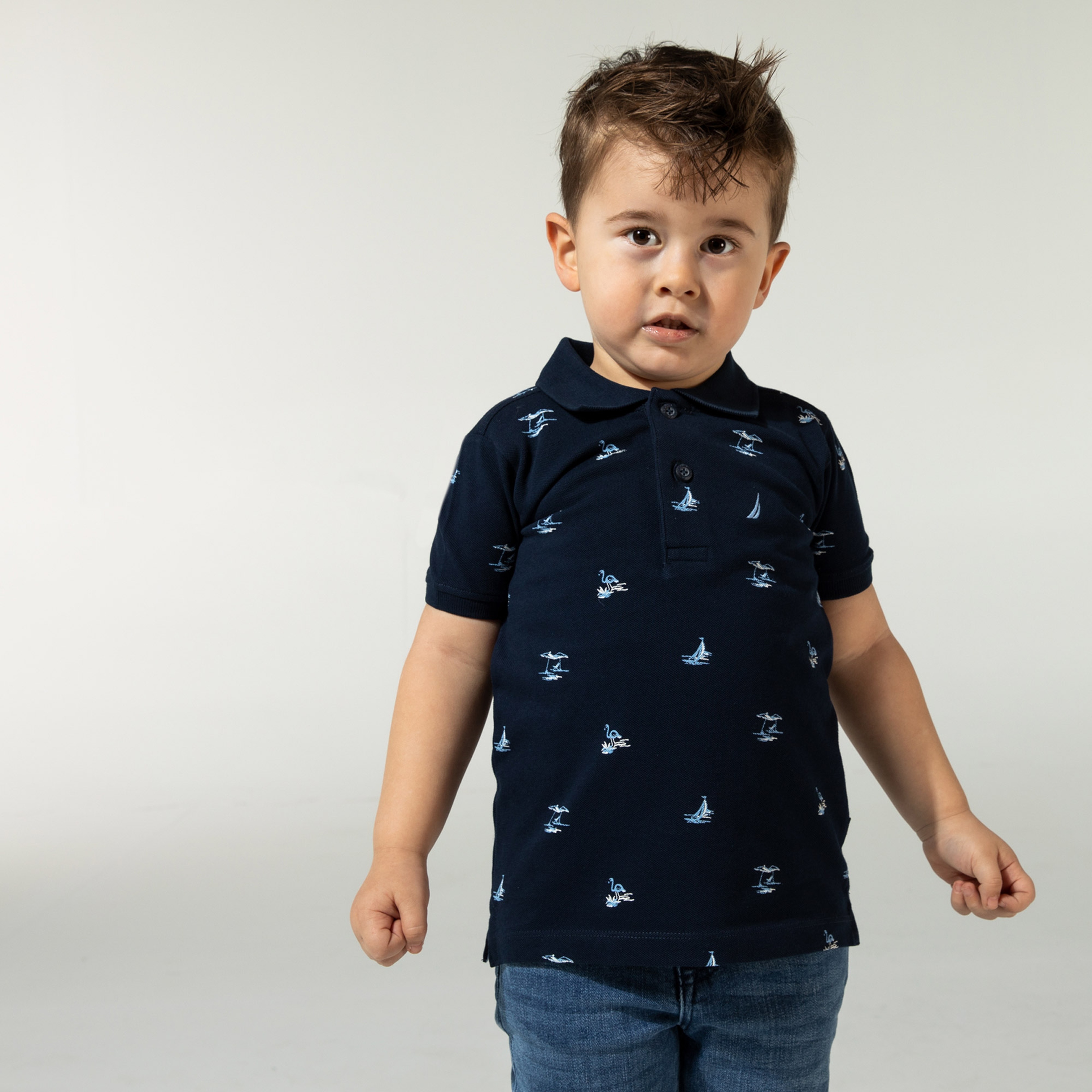 NAUTICA ERKEK ÇOCUK LACİVERT POLO