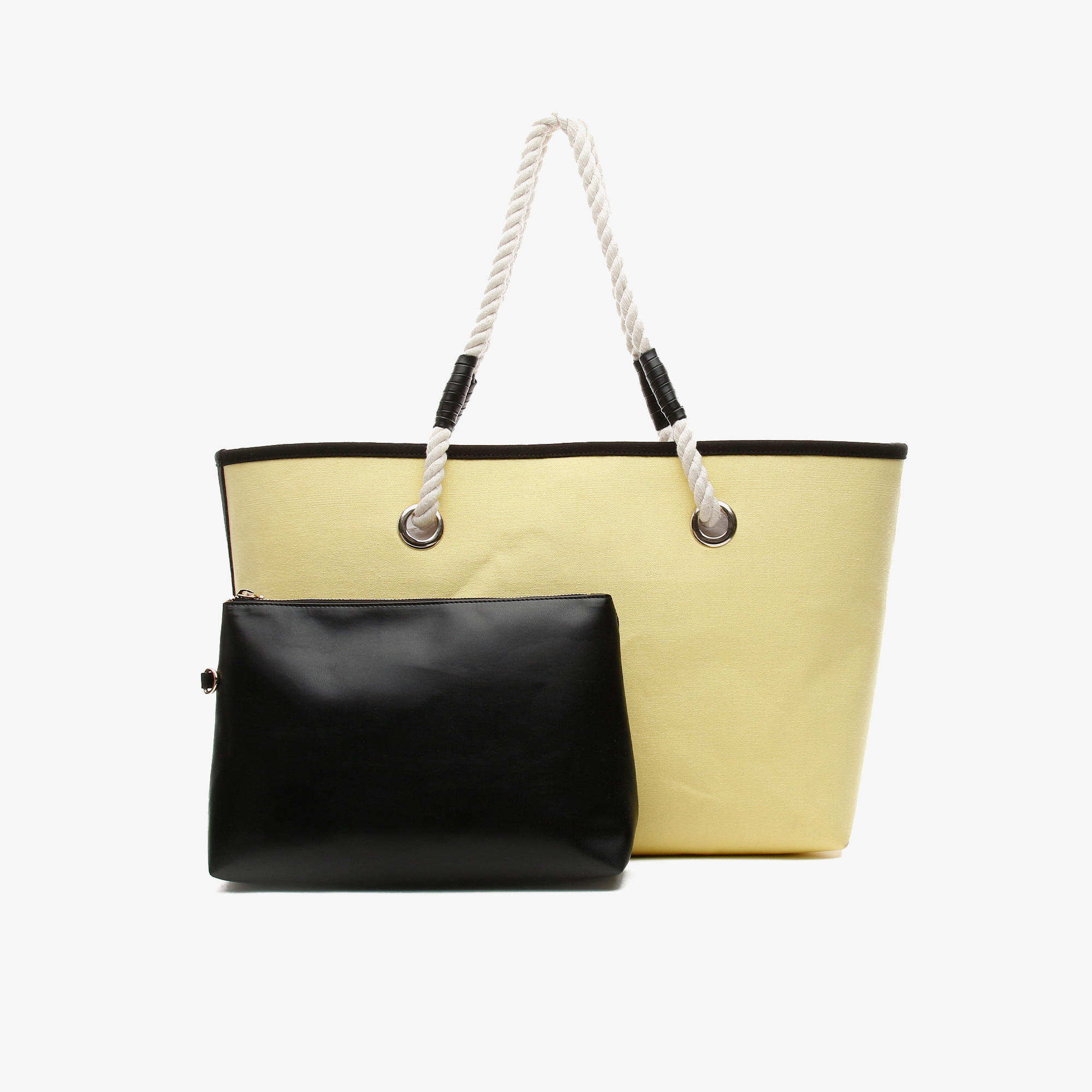 NAUTICA KADIN SARI PLAJ ÇANTASI