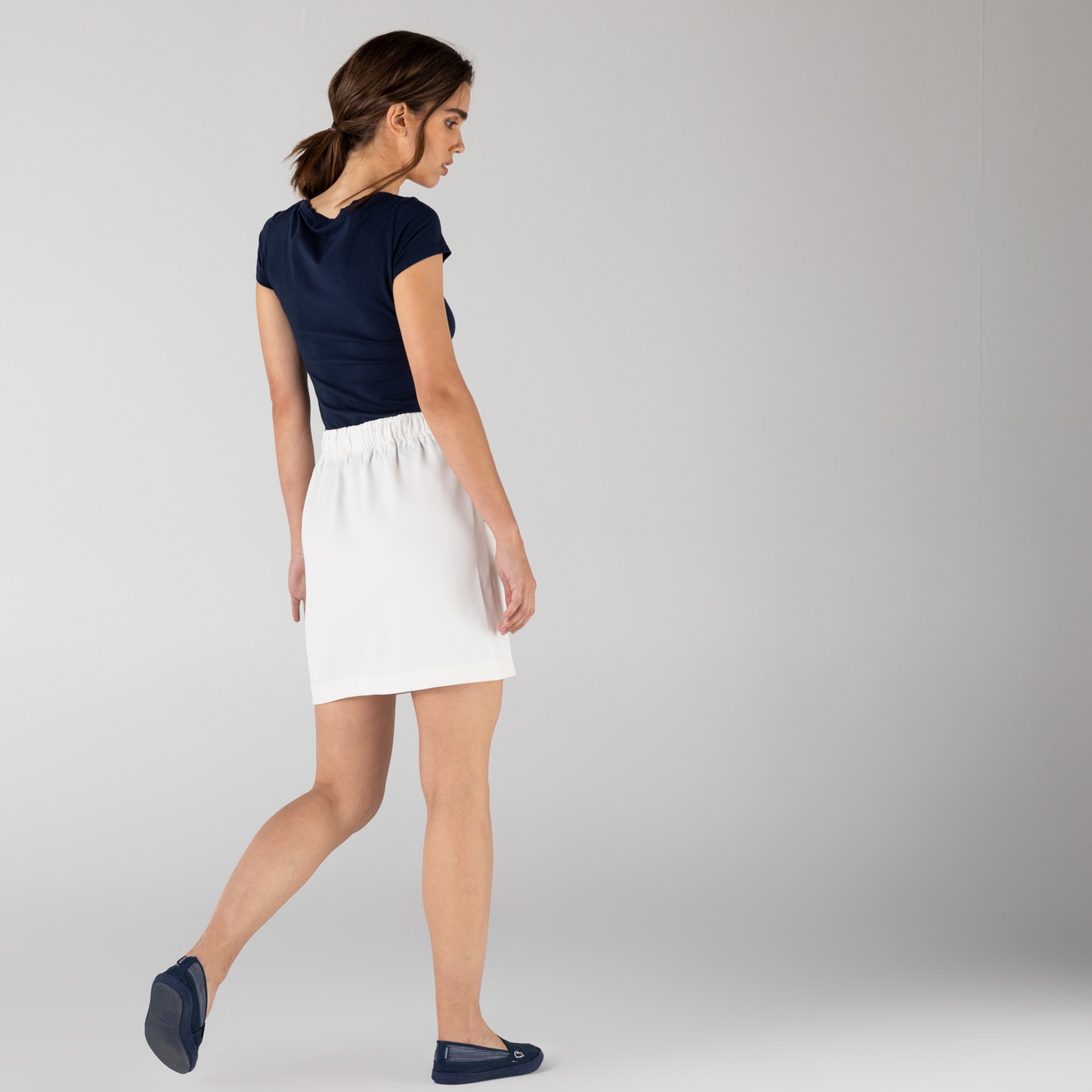 Lacoste Kadın Beyaz Etek