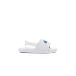 Lacoste L.30 Slide 120 1 Cui Çocuk Timsah Baskılı Beyaz Sandalet