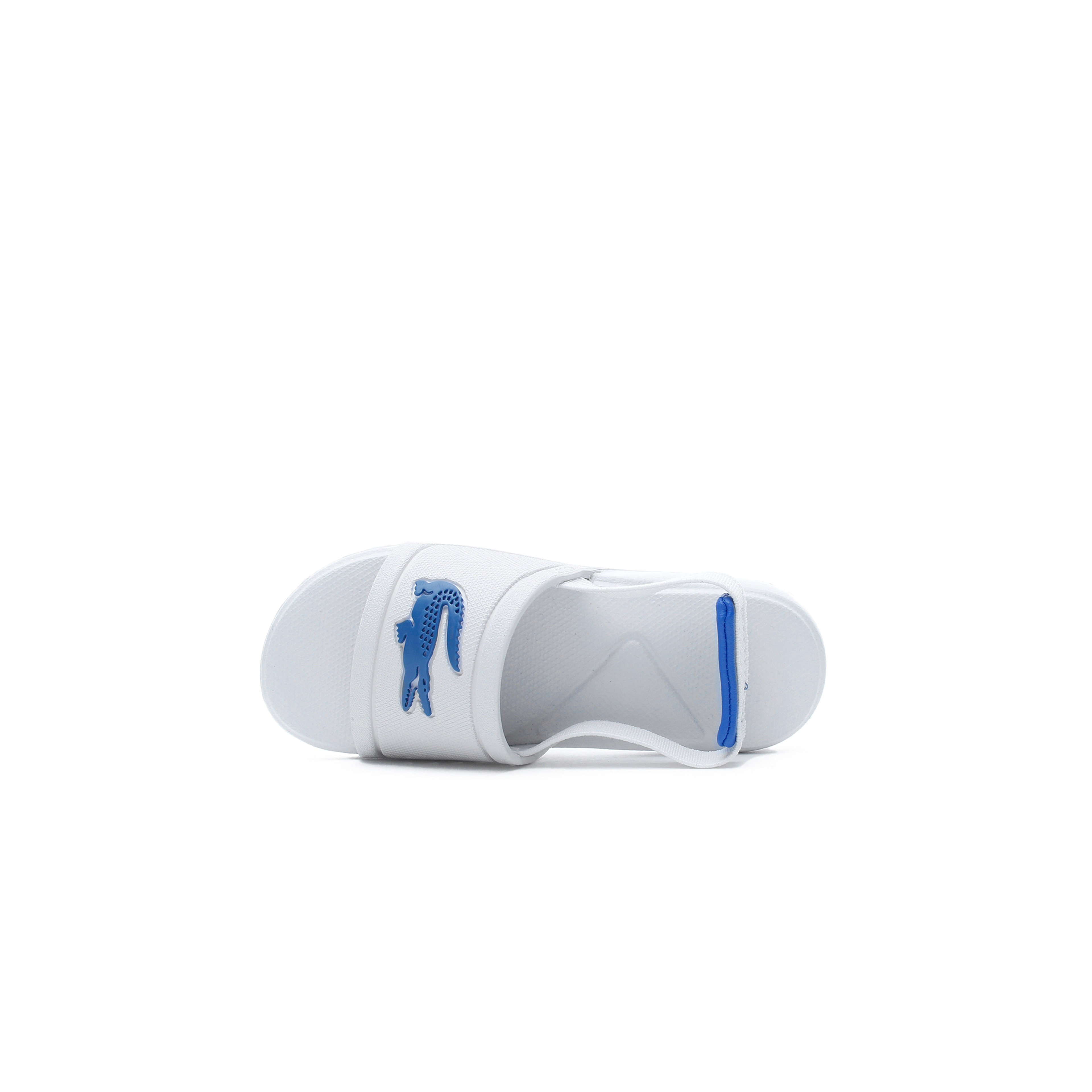 Lacoste L.30 Slide 120 1 Cui Çocuk Timsah Baskılı Beyaz Sandalet