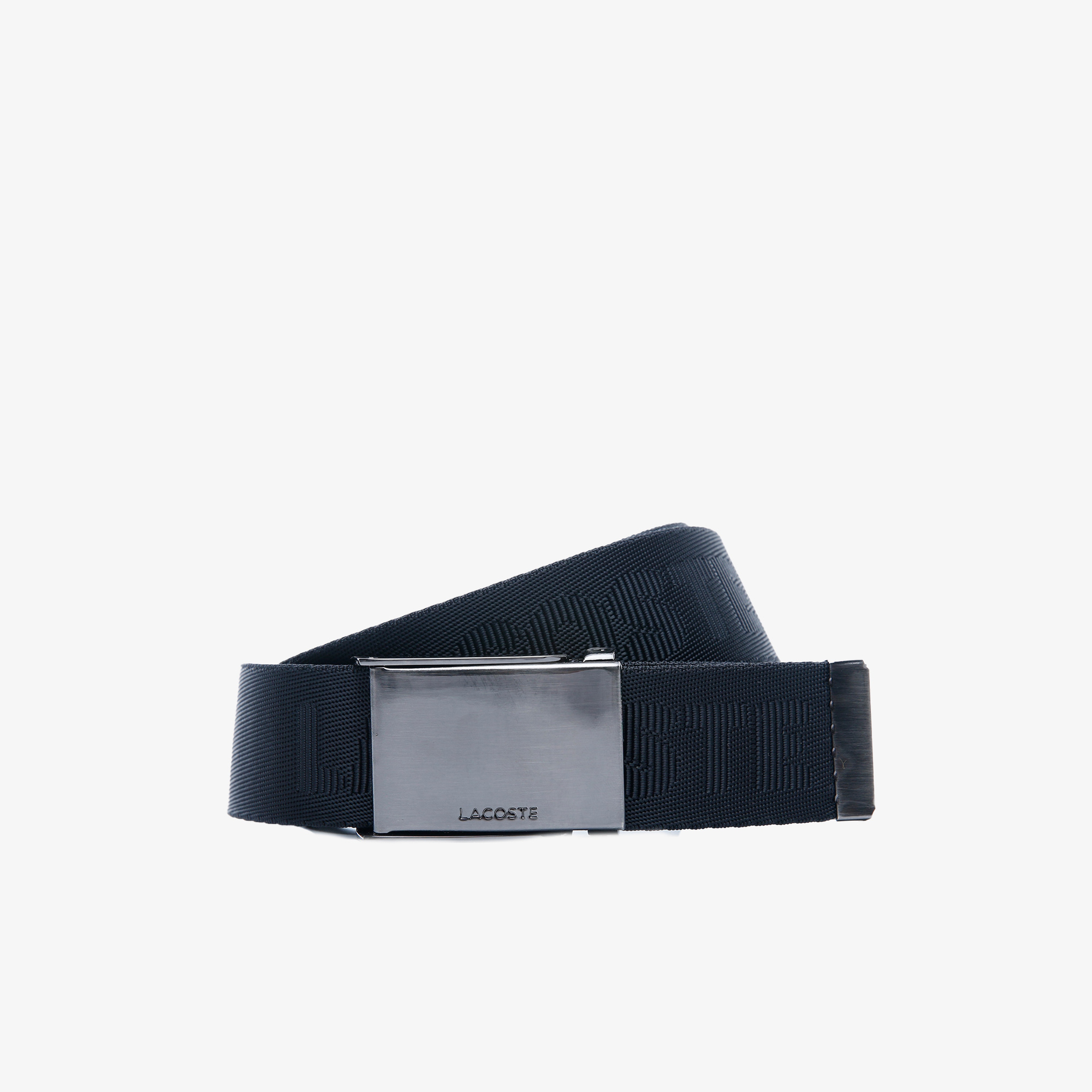 Lacoste Casual Baskılı Erkek Siyah Kemer