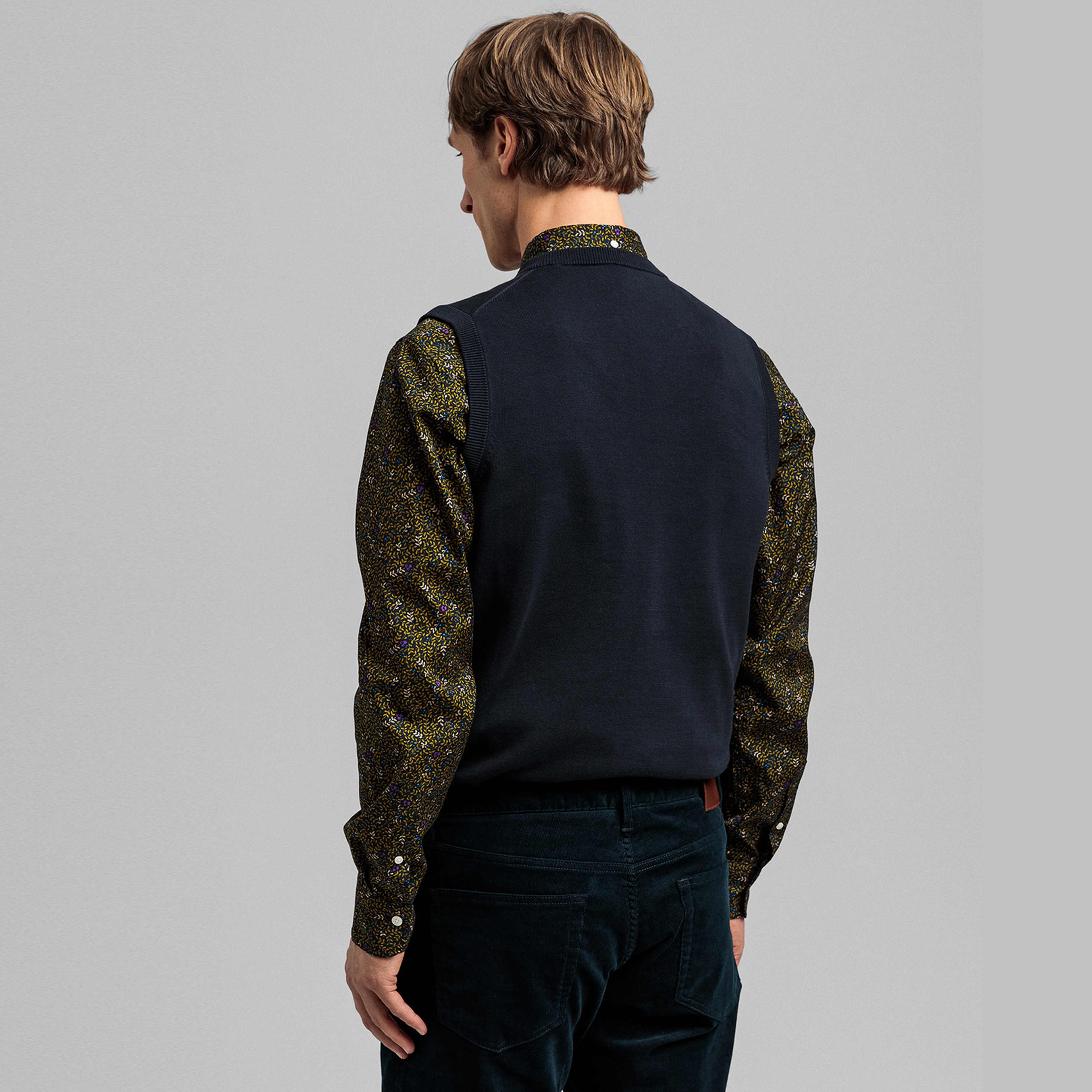 GANT Erkek Lacivert Triko Süveter