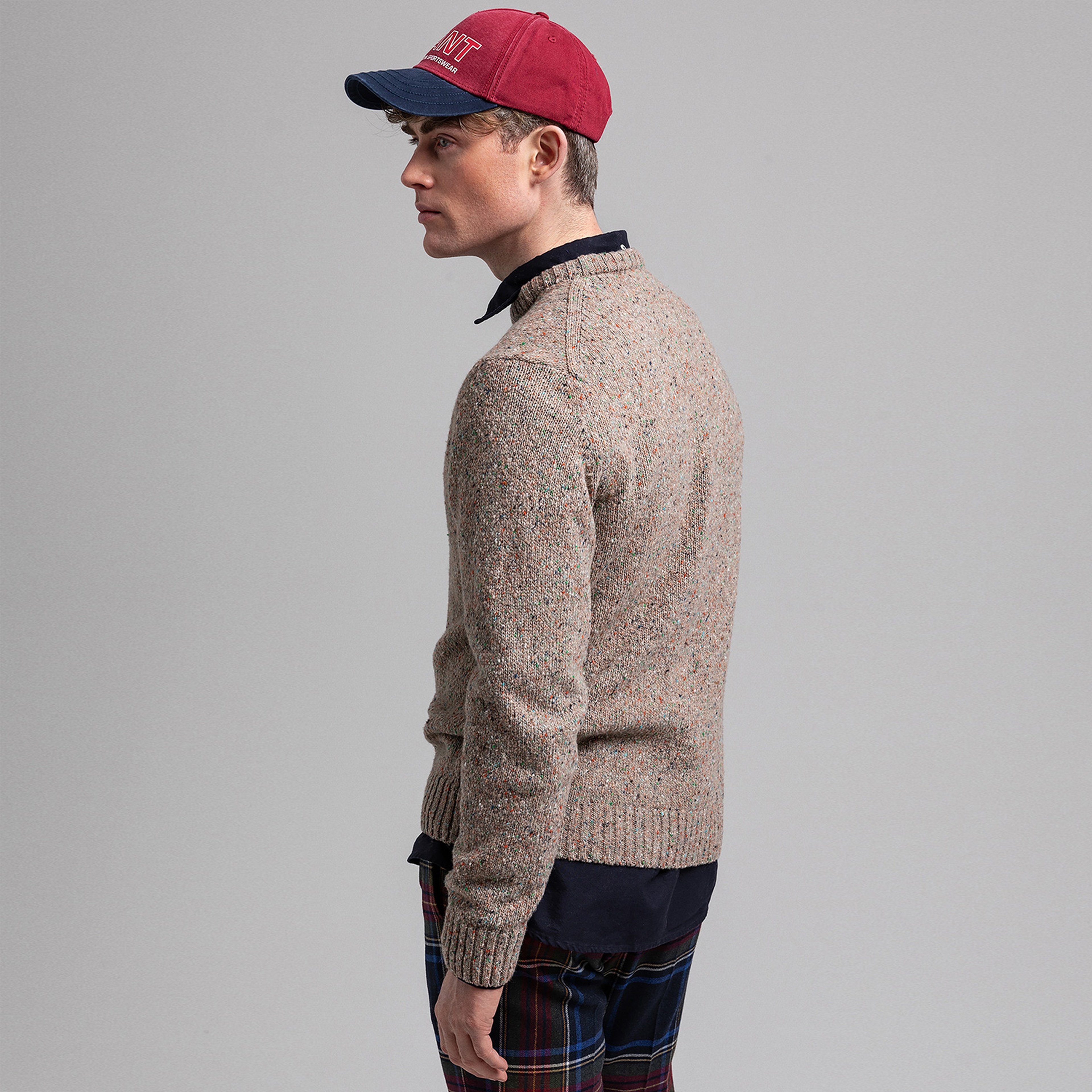 GANT Erkek Kahverengi Yün Triko