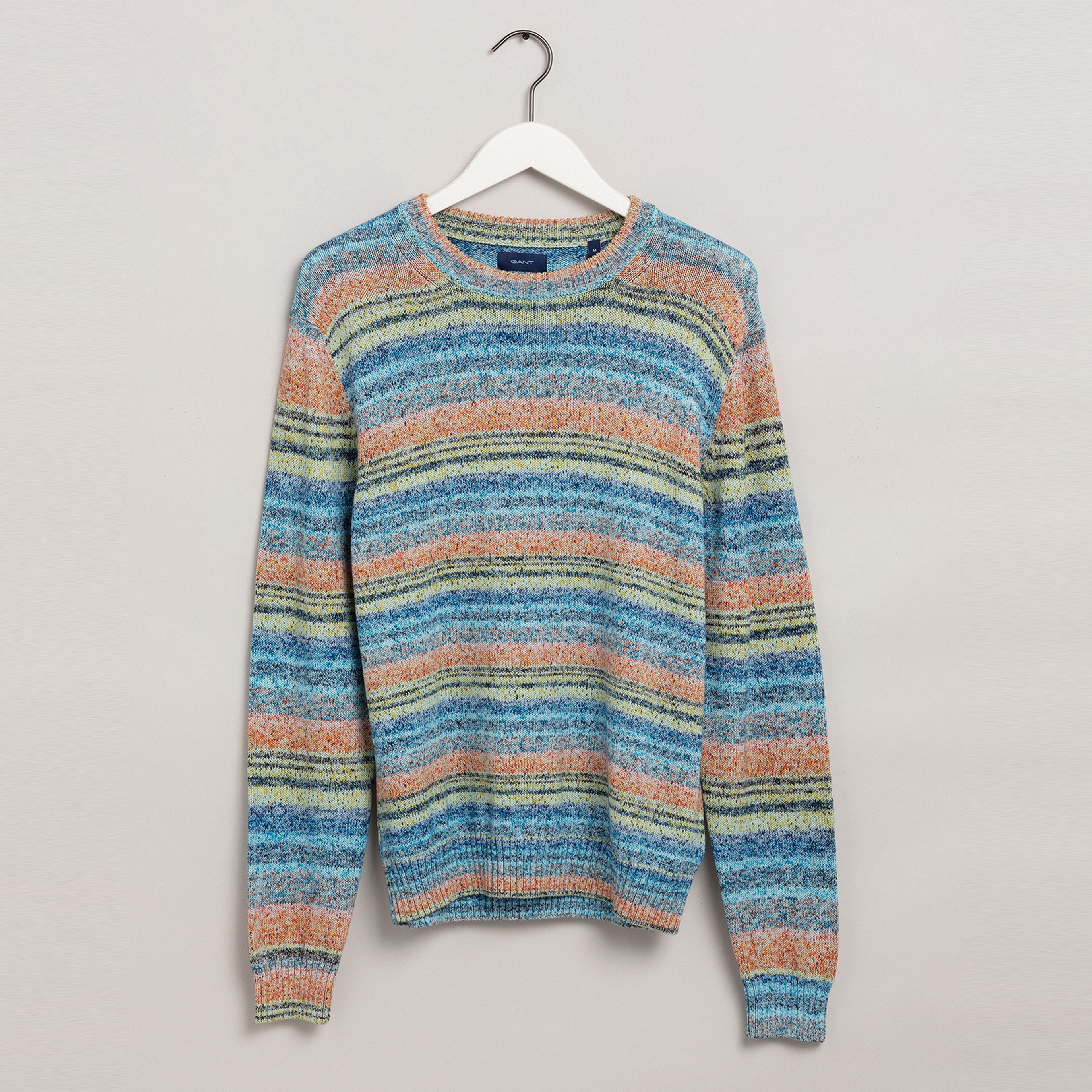 GANT Erkek Renkli Çizgili Triko Kazak