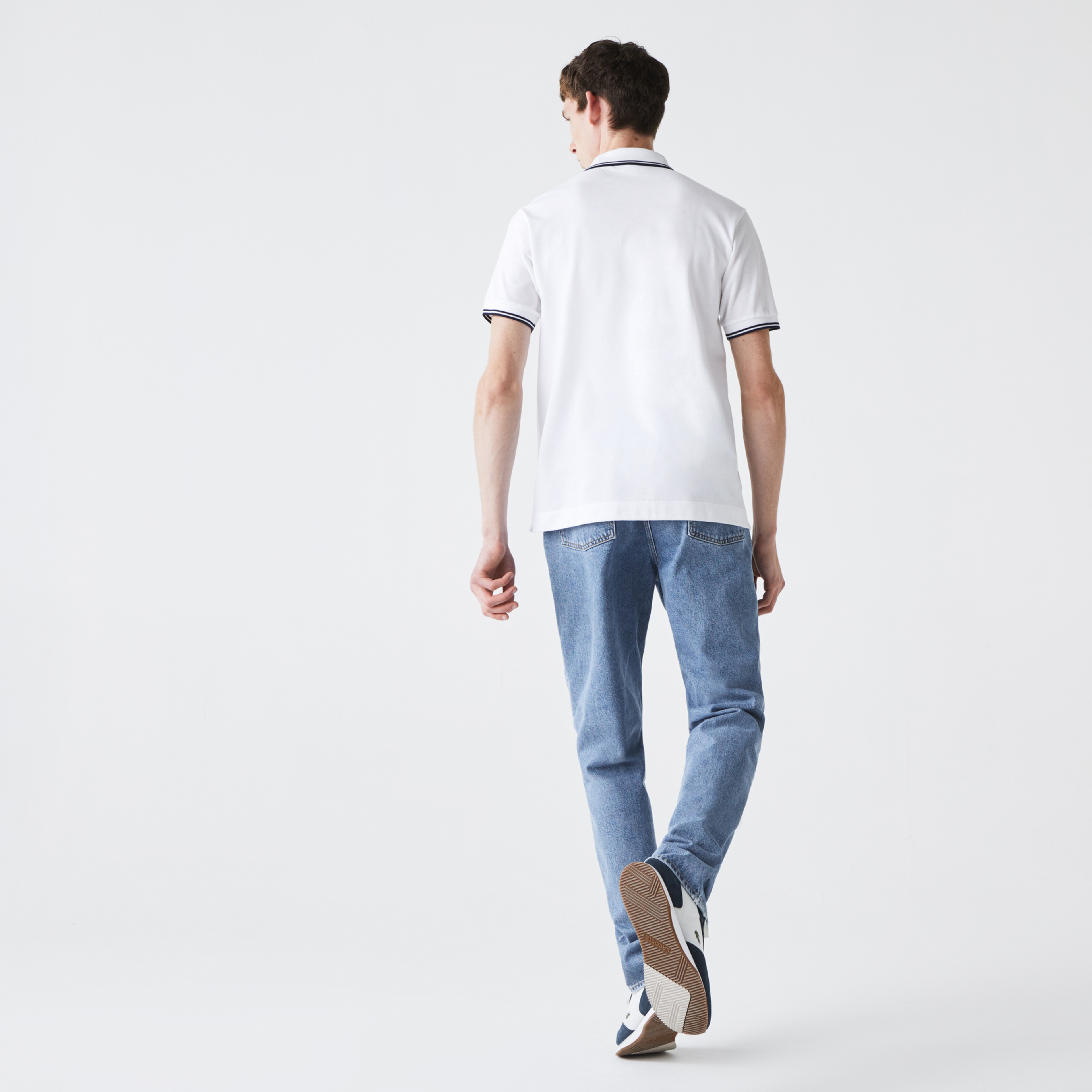 Lacoste Erkek Klasik Fit Beyaz Polo