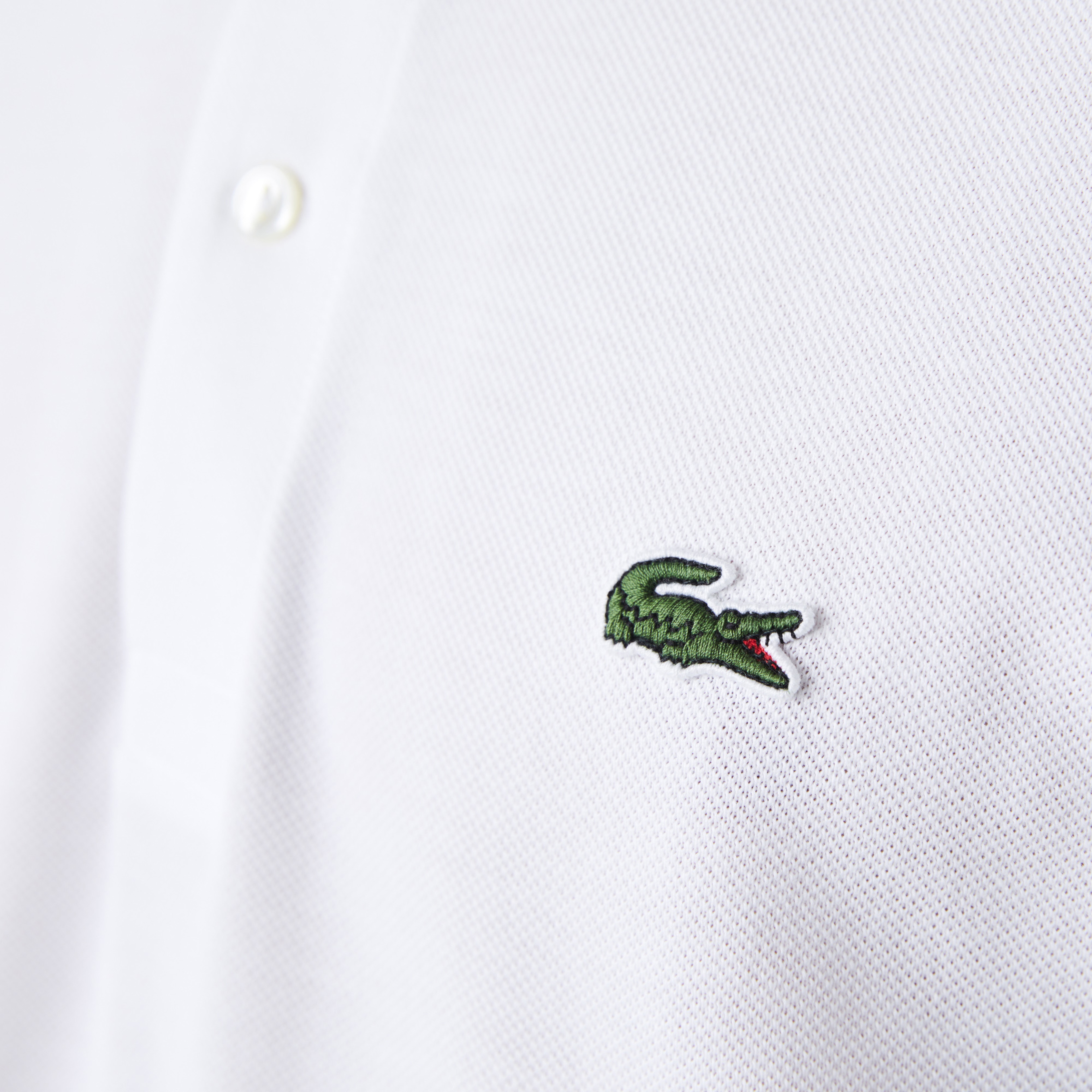 Lacoste Erkek Klasik Fit Beyaz Polo