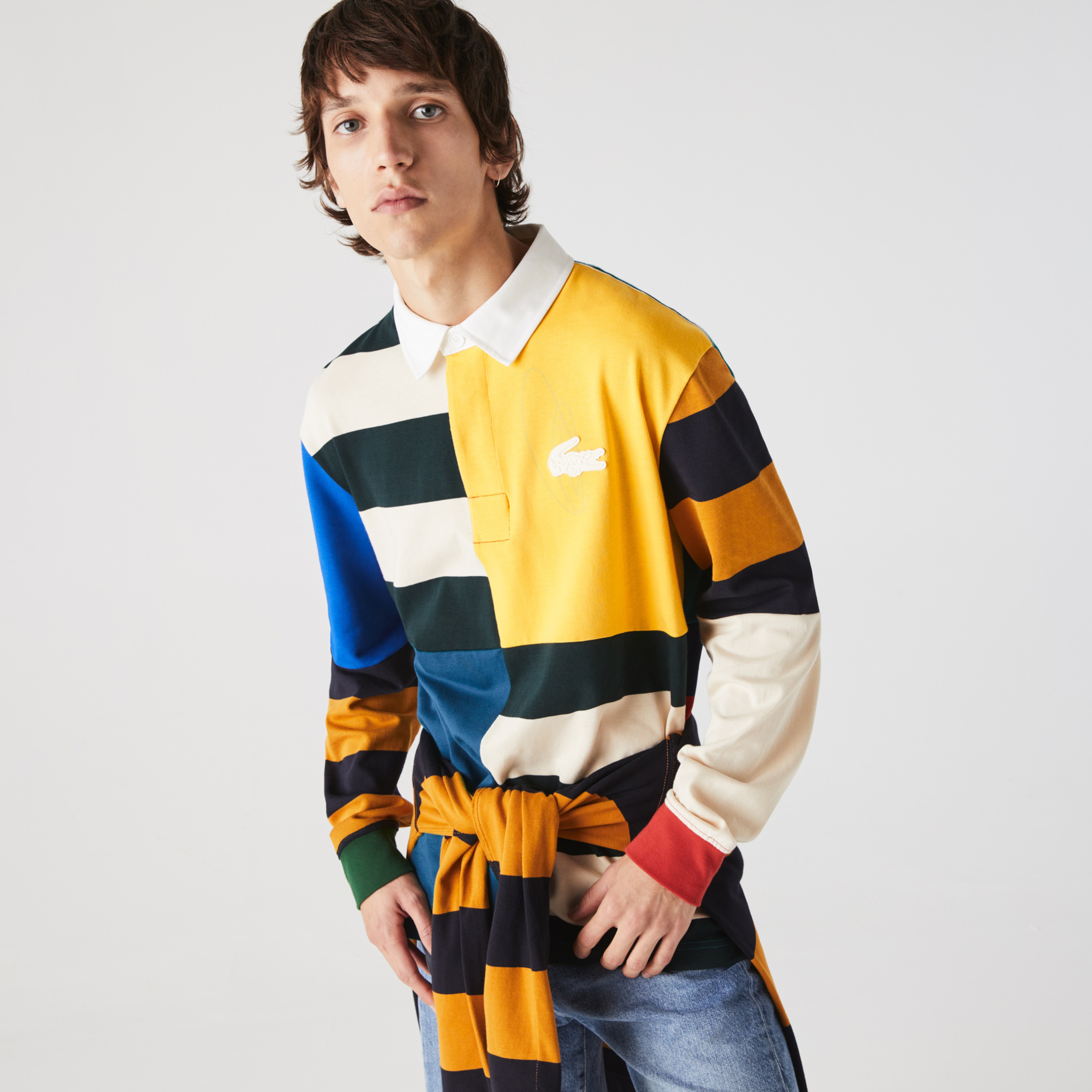 Lacoste L!ve Erkek Renkli Polo