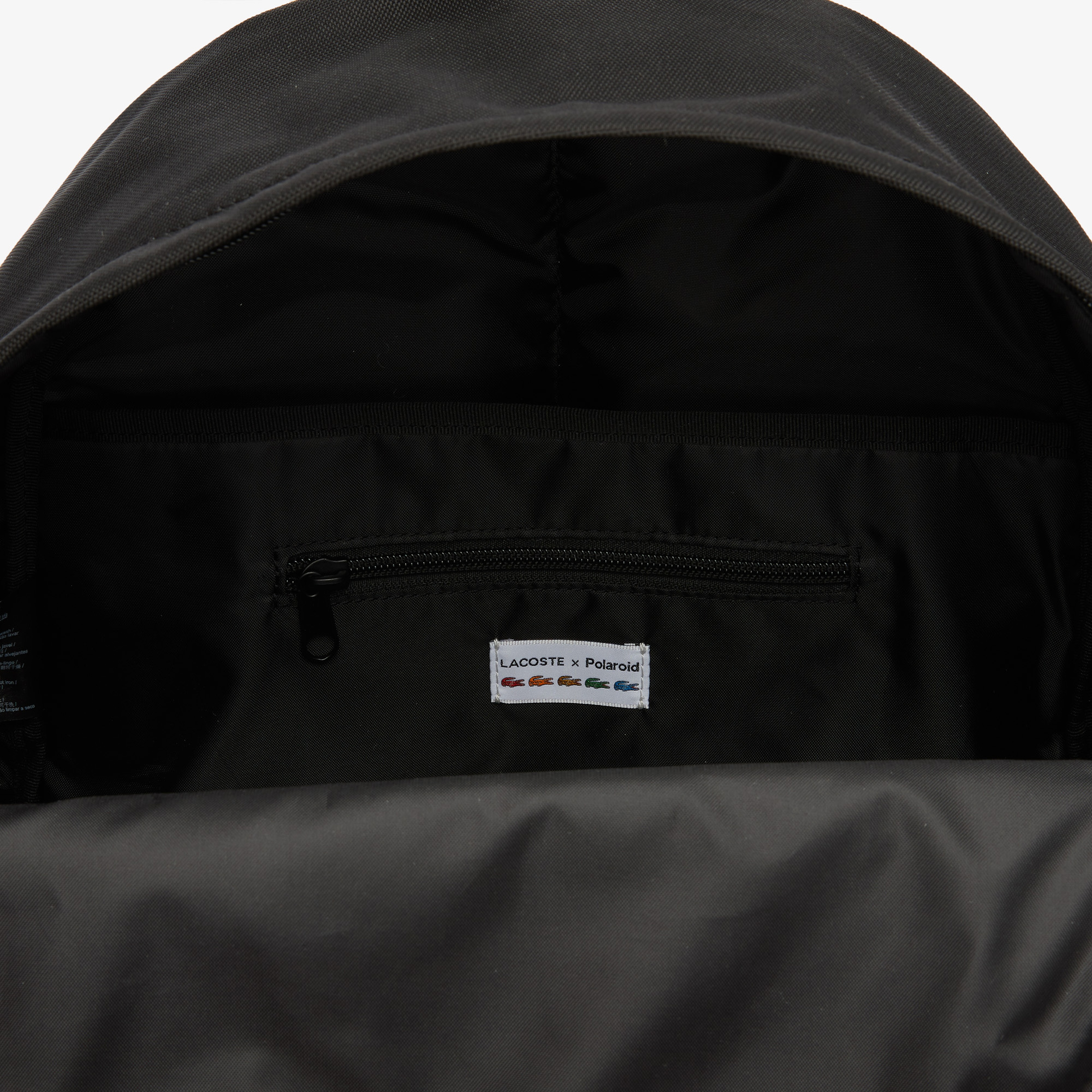 Lacoste x Polaroid Unisex Siyah Sırt Çantası