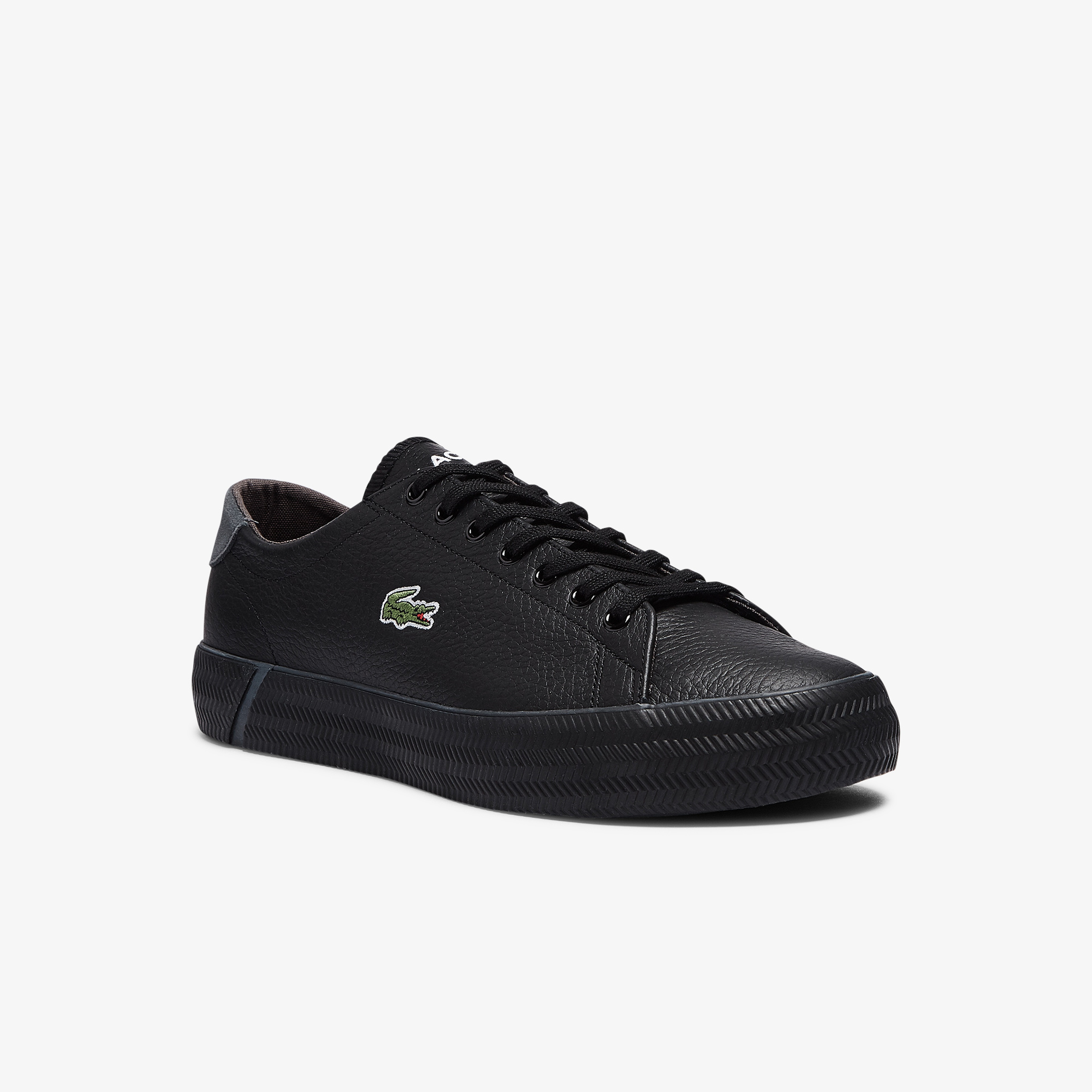 Lacoste Gripshot 0721 3 Cma Erkek Deri Siyah - Koyu Gri Sneaker