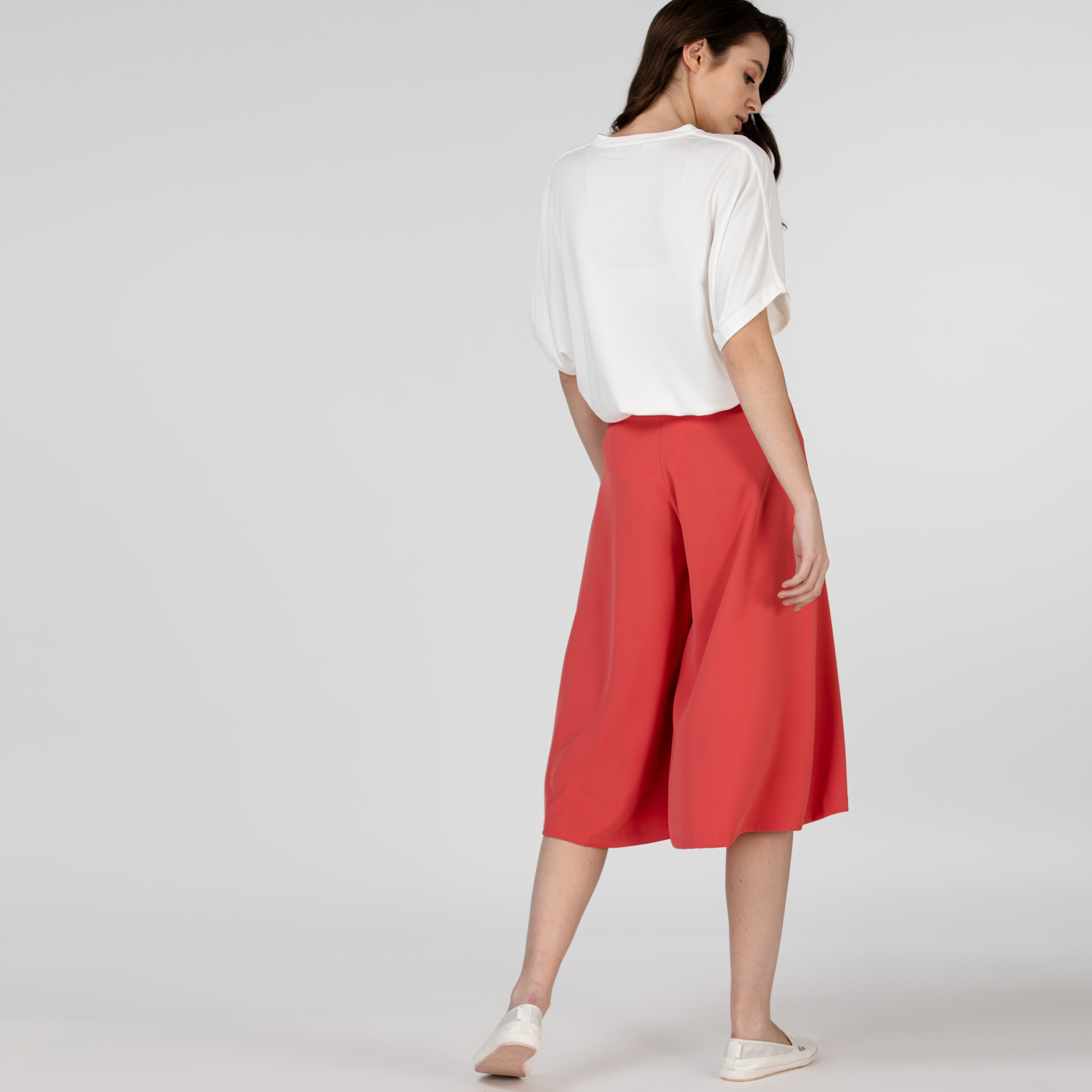 Lacoste Kadın Mid Kırmızı Pantolon