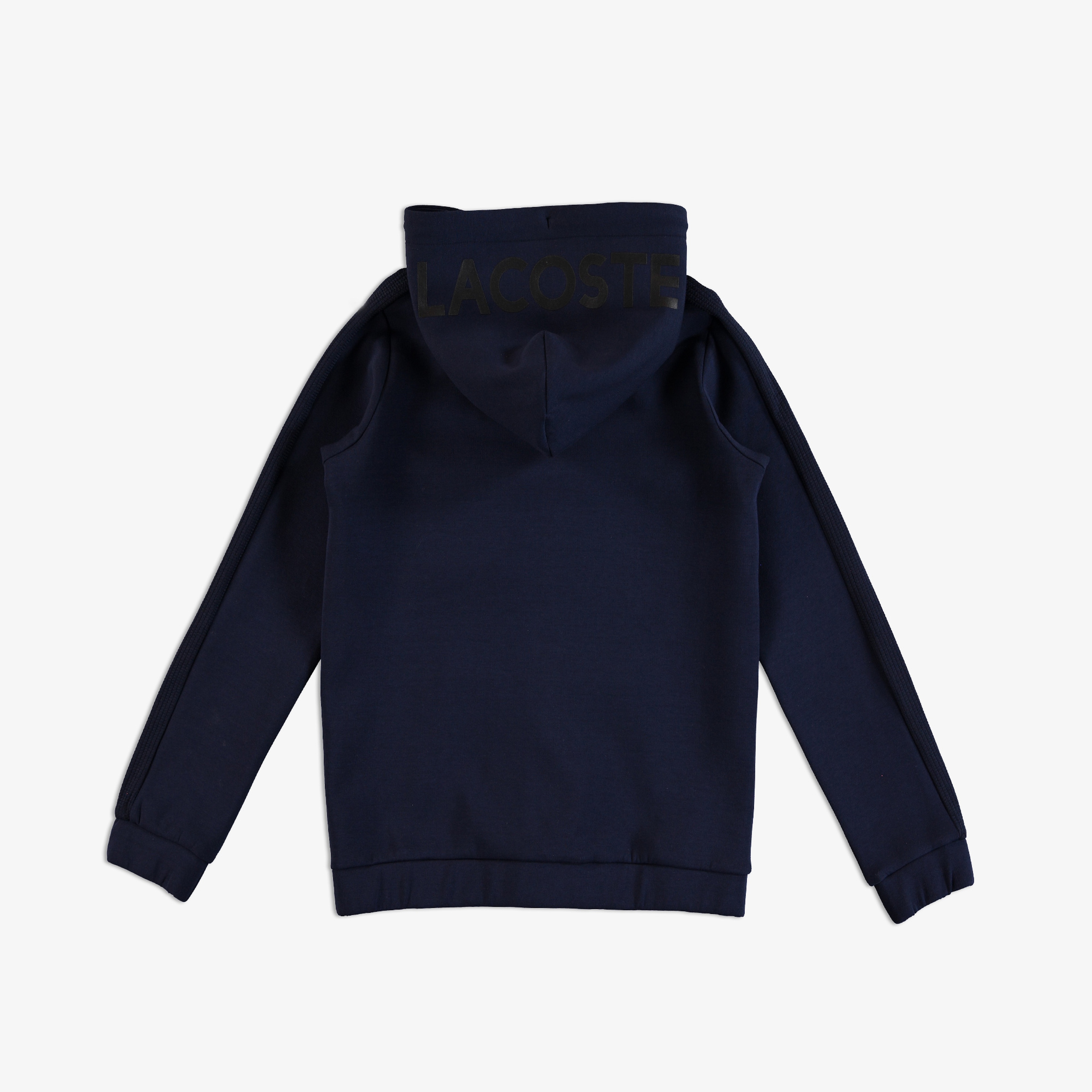 Lacoste Çocuk Fermuarlı Kapüşonlu Baskılı Lacivert Sweatshirt