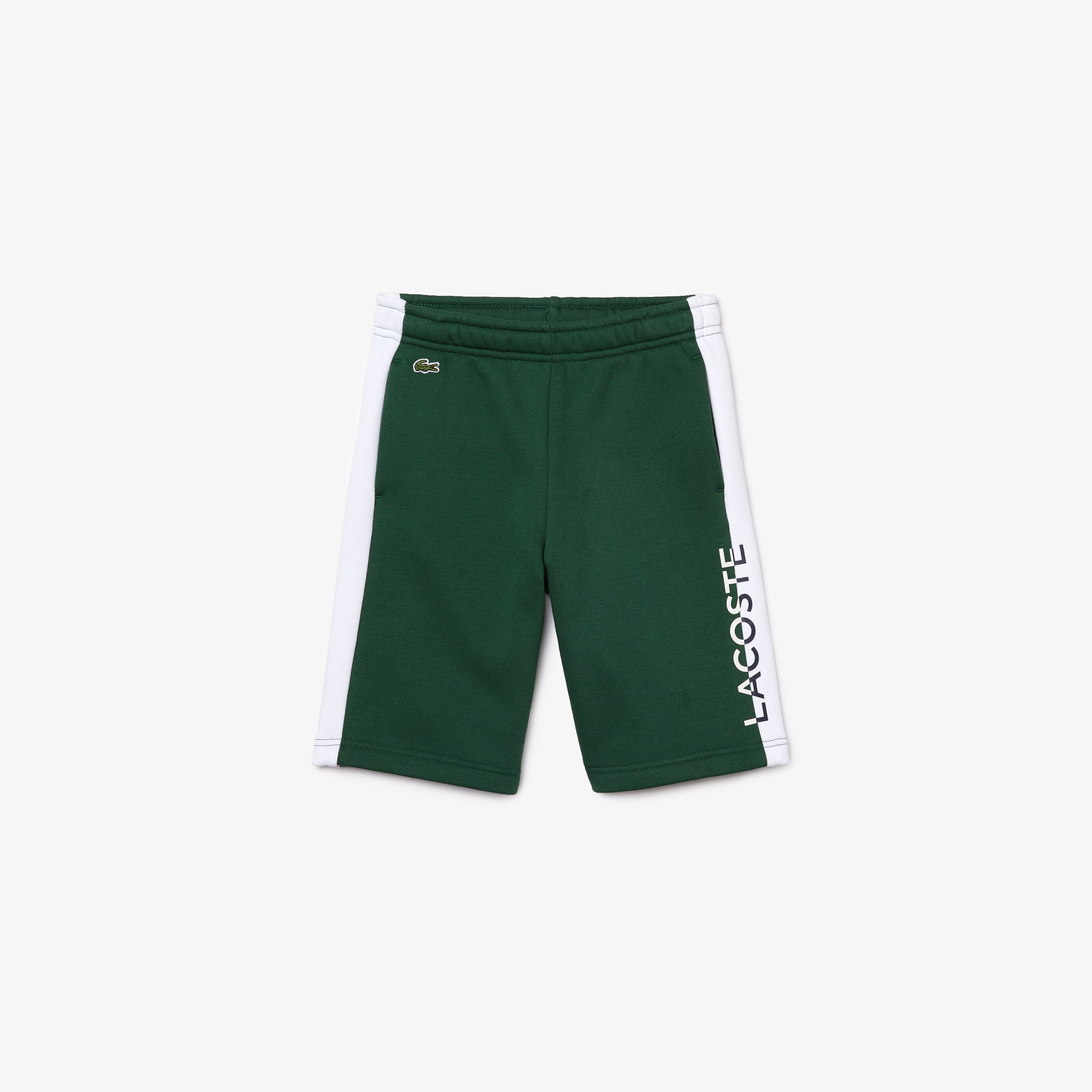Lacoste Çocuk Baskılı Yeşil - Beyaz Şort