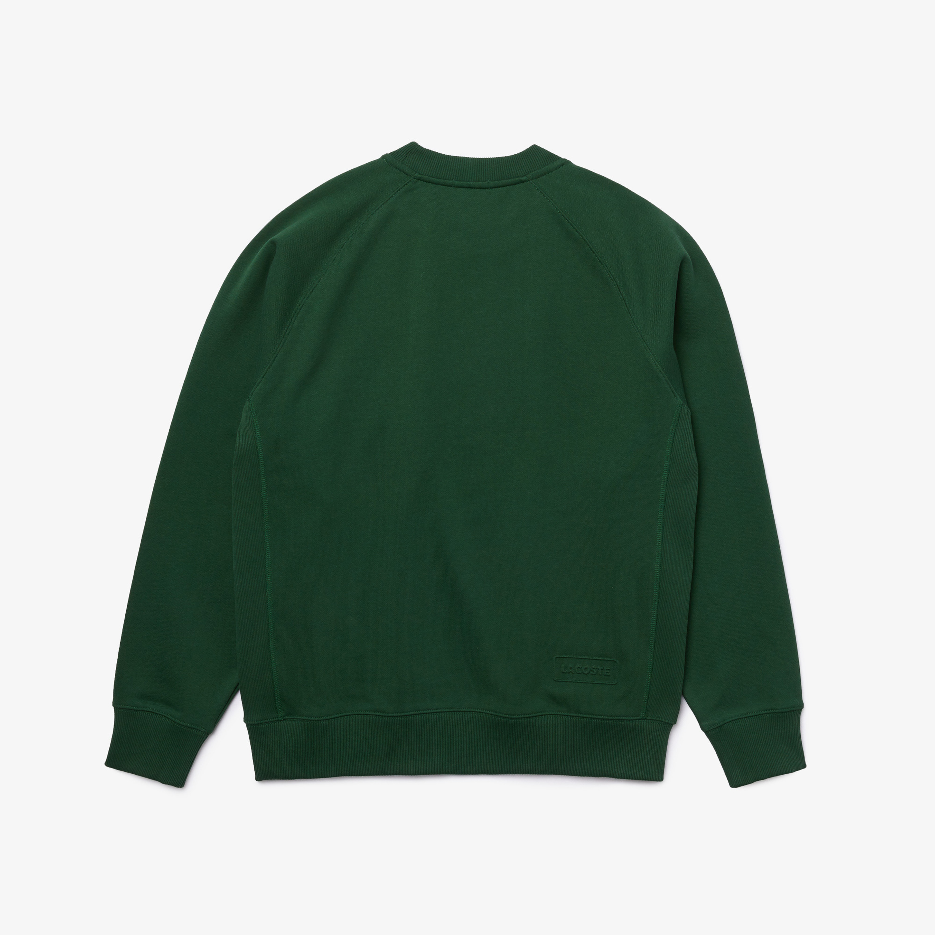 Lacoste L!ve Unisex Loose Fit Bisiklet Yaka Yeşil Sweatshirt